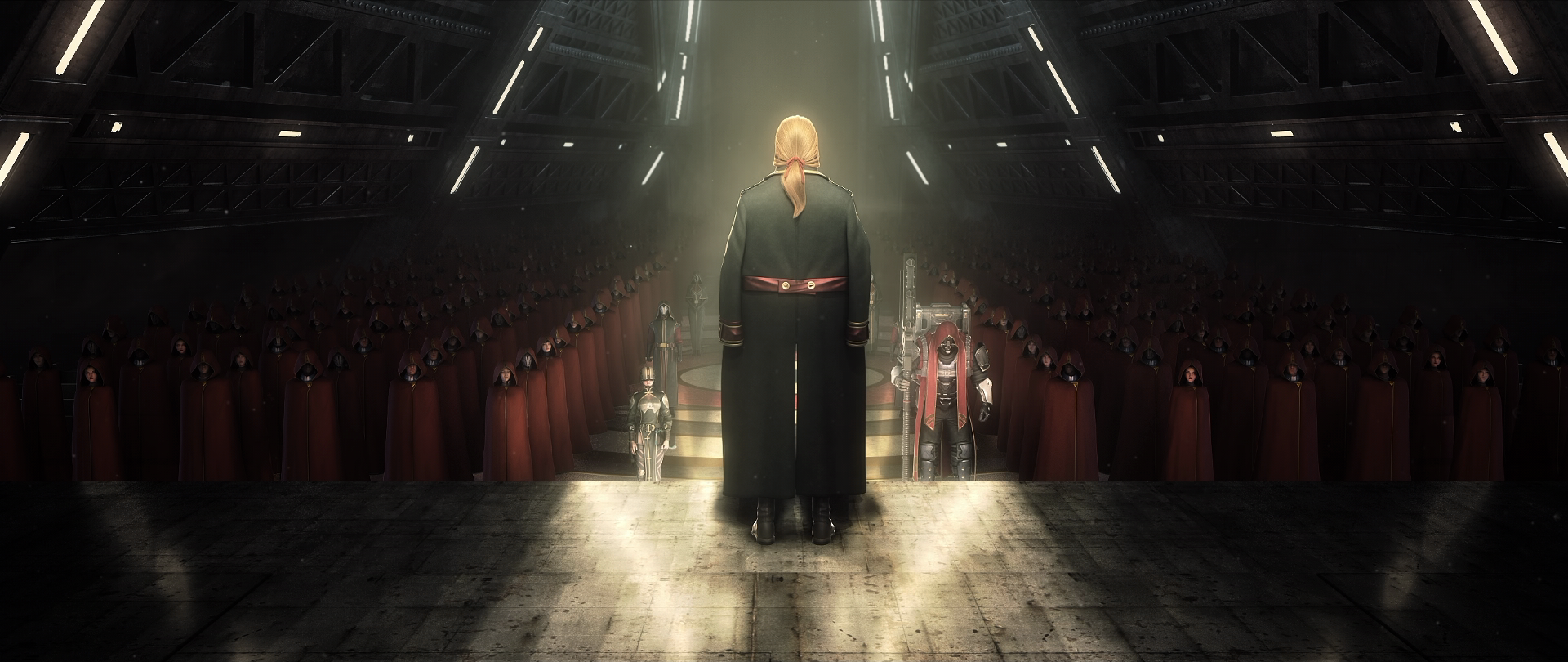 Ling Long from INCARNATION in a grand hall HD Wallpaper