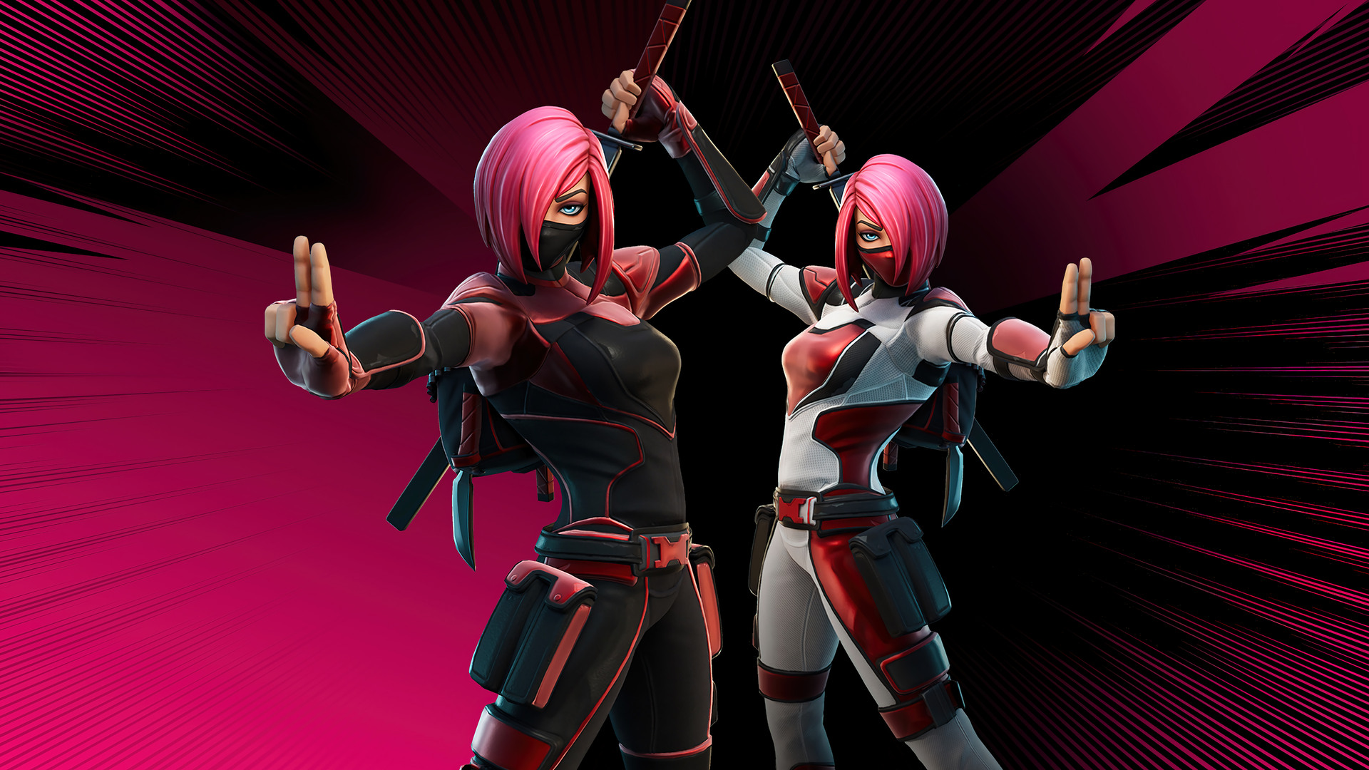 Fortnite Heart-Stopper Skin with dual katanas HD Wallpaper