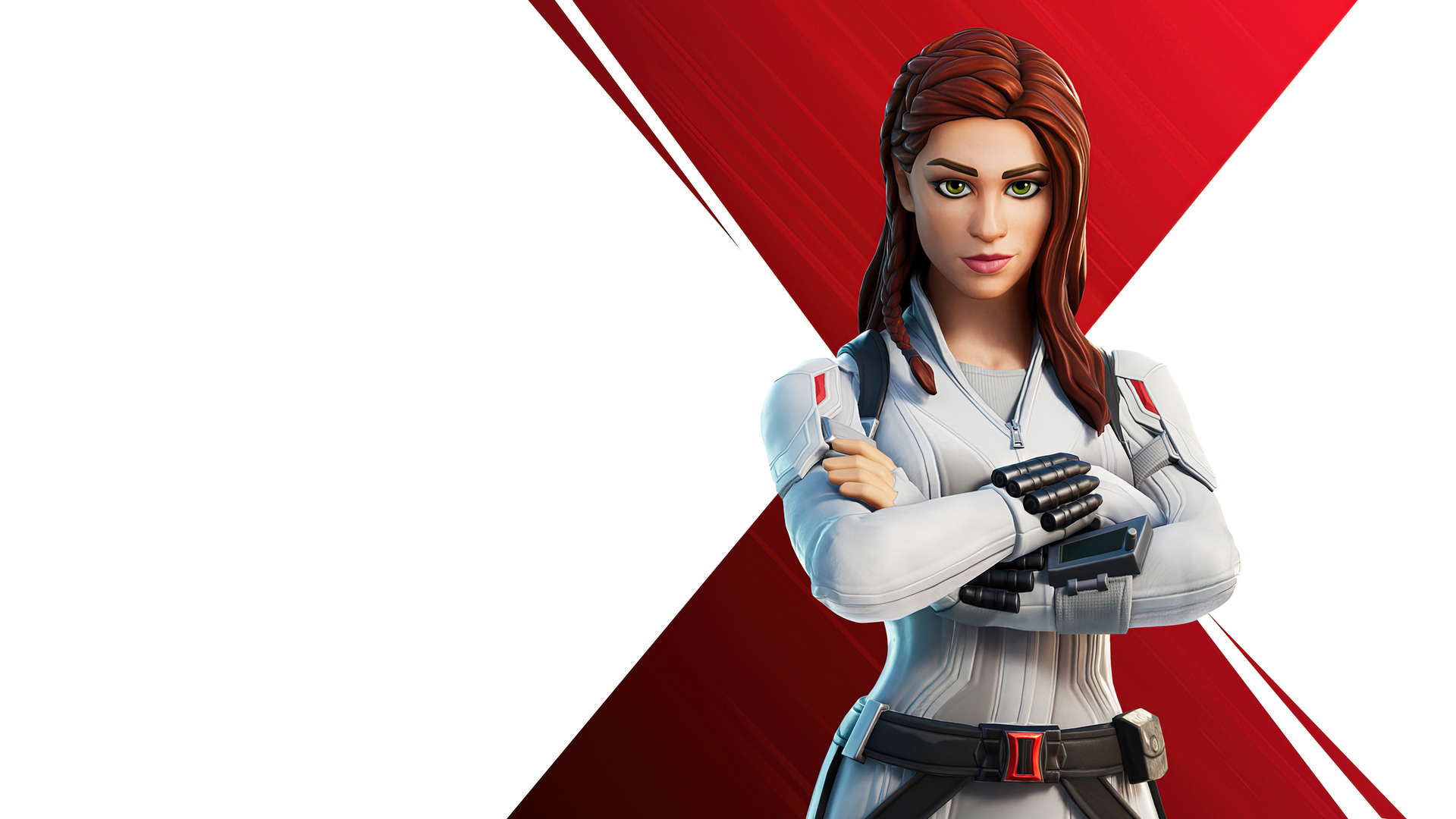 Fortnite Black Widow Marvel Comics HD Wallpaper