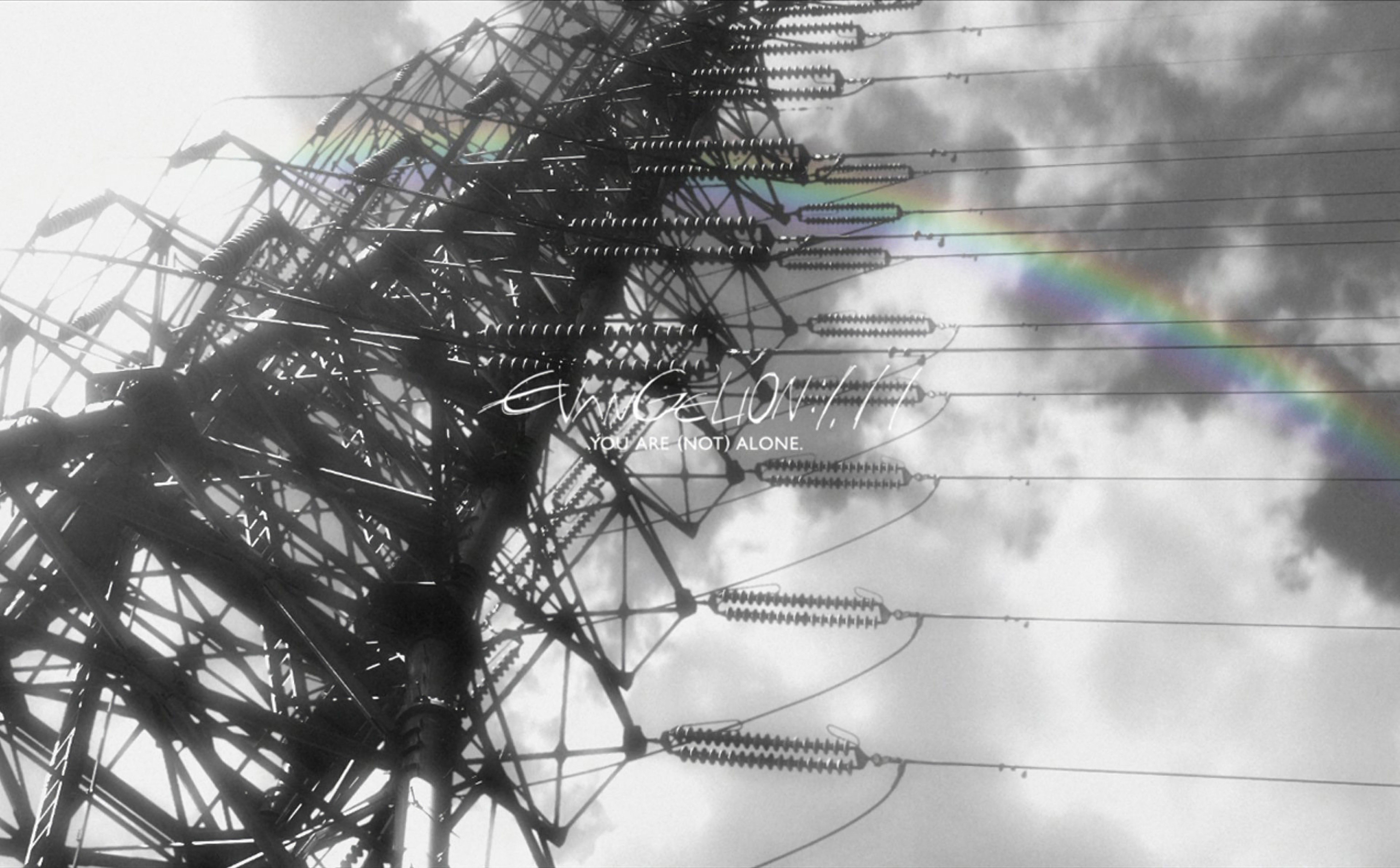 Evangelion: 1.11 You Are (Not) Alone. Rainbow HD Wallpaper