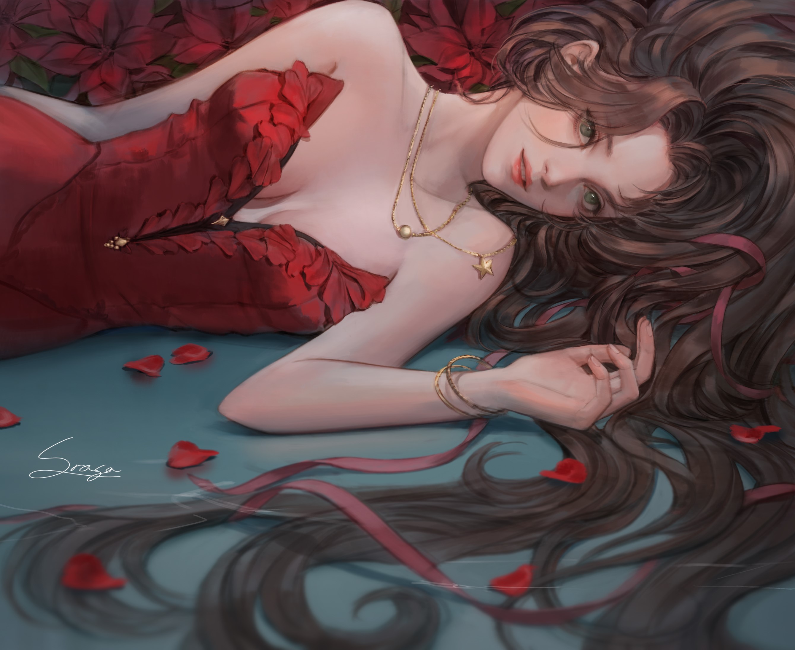 Aerith Gainsborough from Final Fantasy VII HD Wallpaper