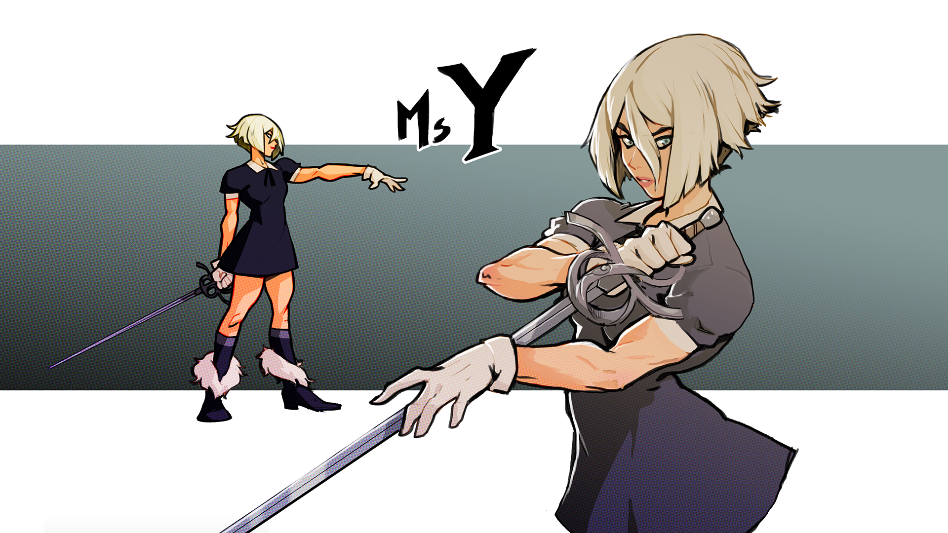 Ms. Y from Streets of Rage 4 HD Wallpaper