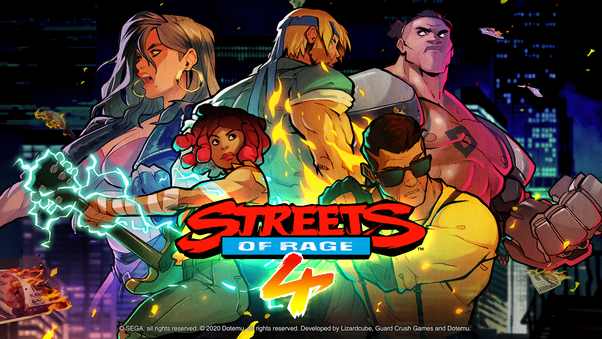 Streets of Rage 4 characters artwork HD Wallpaper