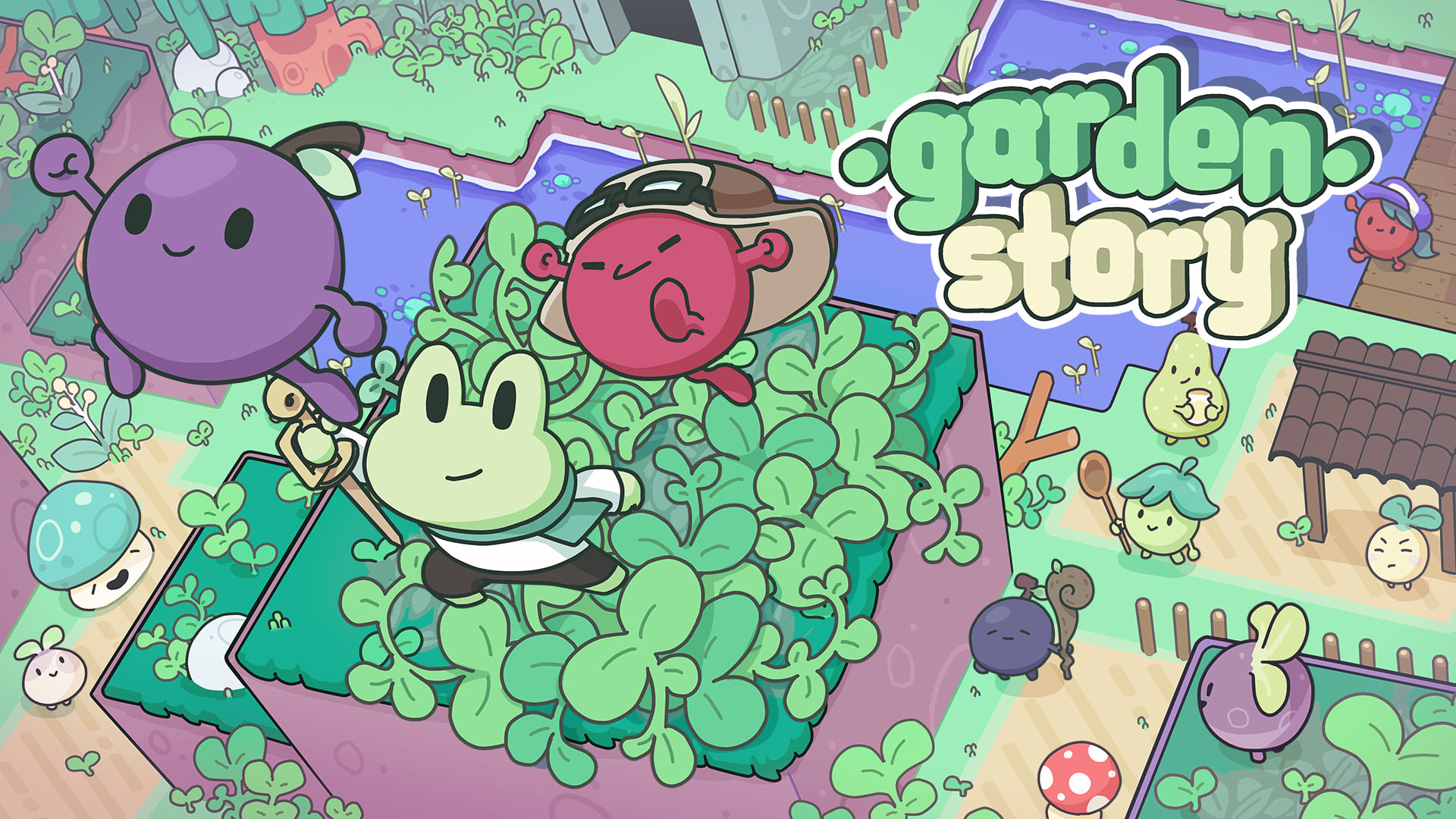 Garden Story Video Game Title Screen HD Wallpaper