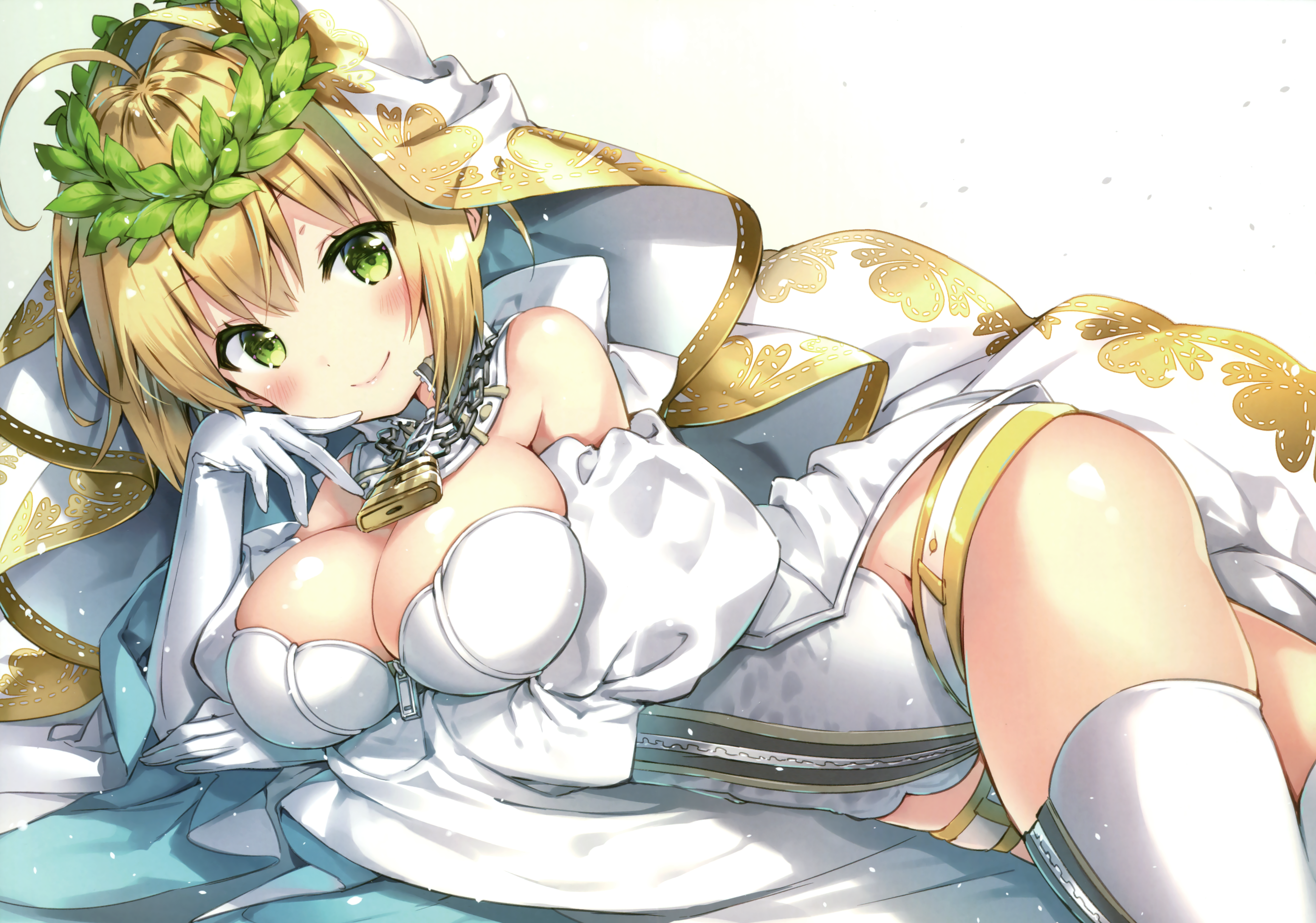 Saber Bride Nero Claudius from Fate Series HD Wallpaper