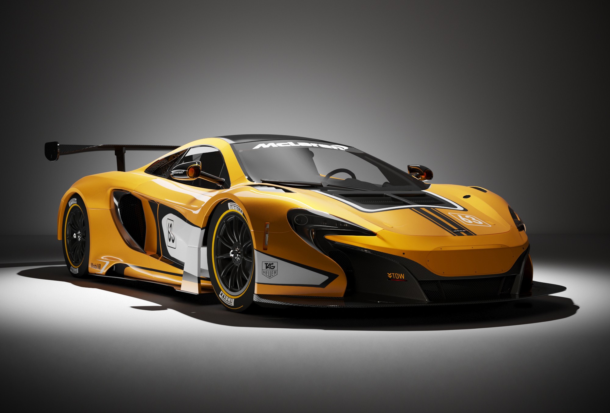 McLaren 650S GT3 CGI by Milad Kambari HD Wallpaper
