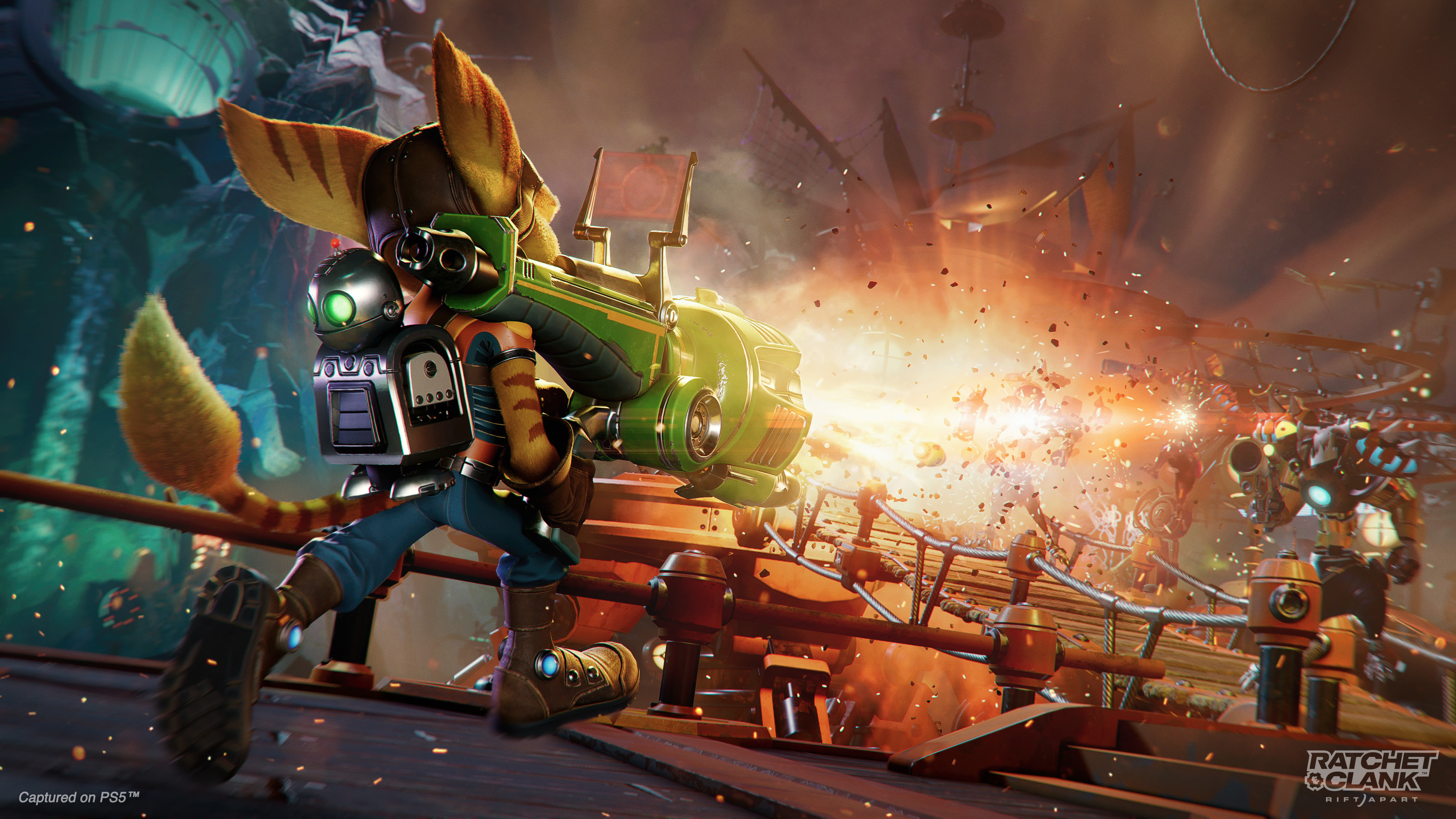 Ratchet and Clank: Rift Apart 4K Gameplay HD Wallpaper