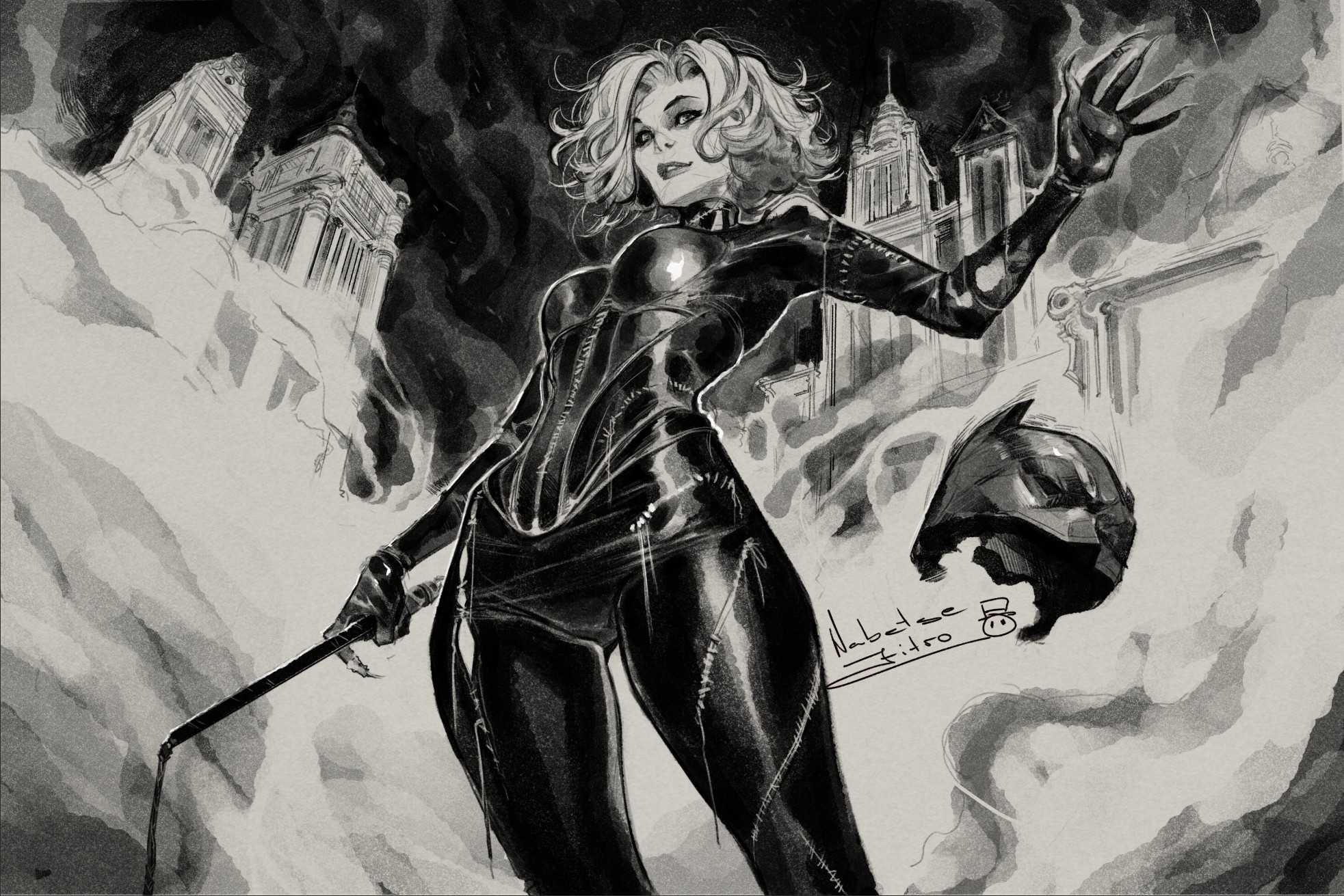Catwoman by Nabetse Zitro HD Wallpaper