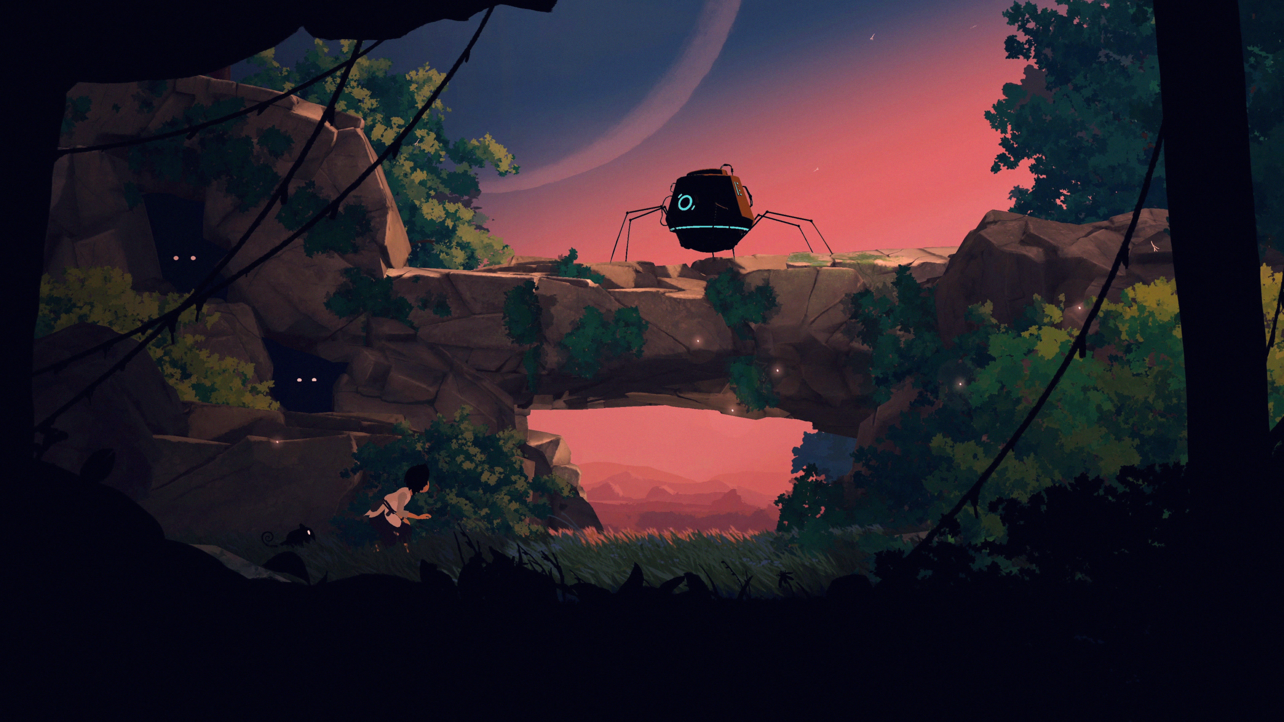 Planet of Lana: A young girl and a robot explore a mysterious world HD Wallpaper