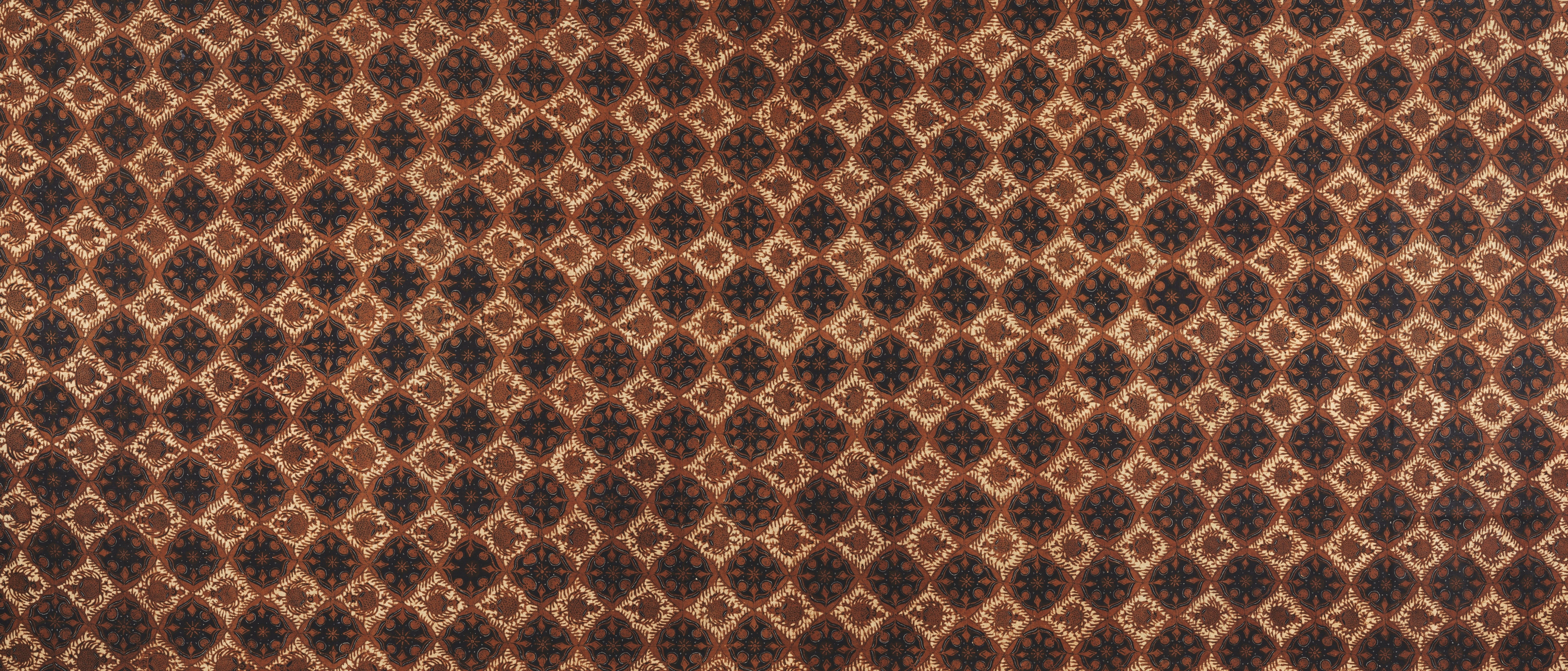 Brown and black diamond pattern fabric texture HD Wallpaper