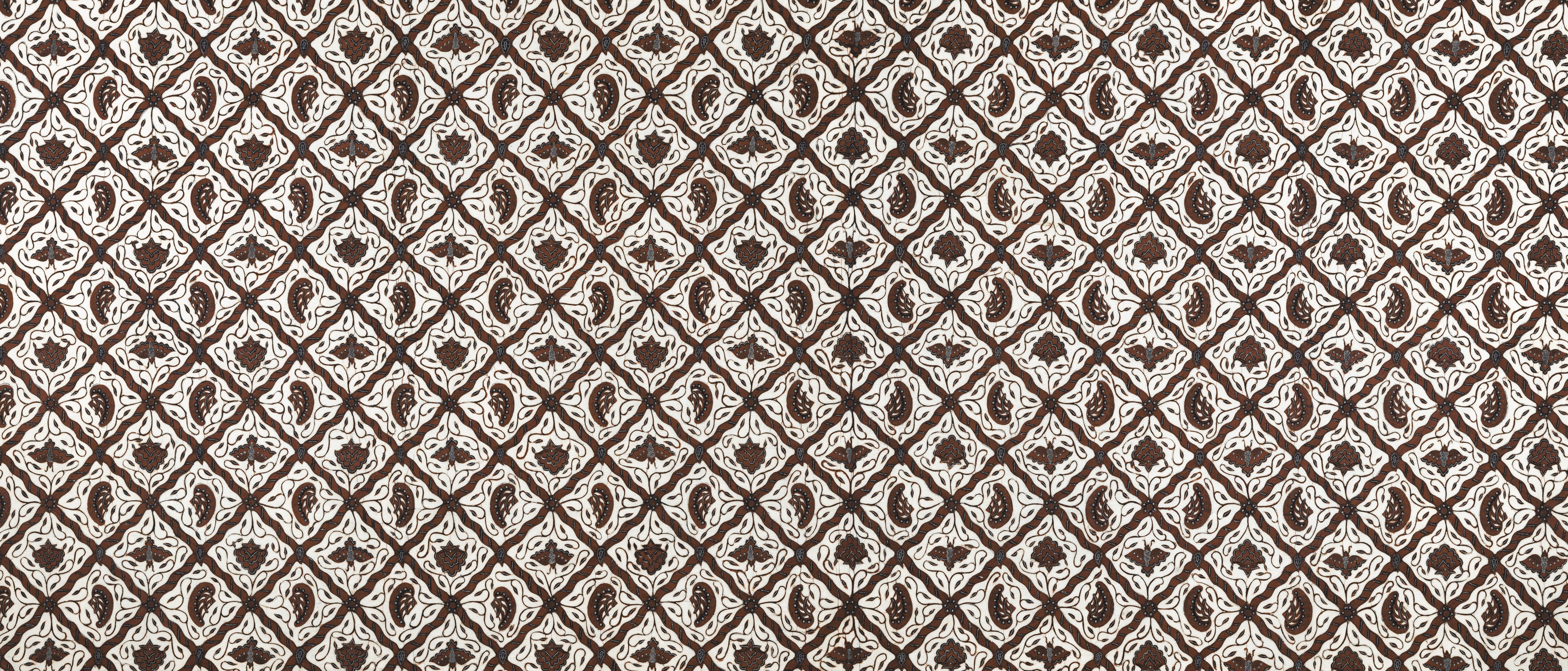 Brown and white diamond pattern fabric texture HD Wallpaper