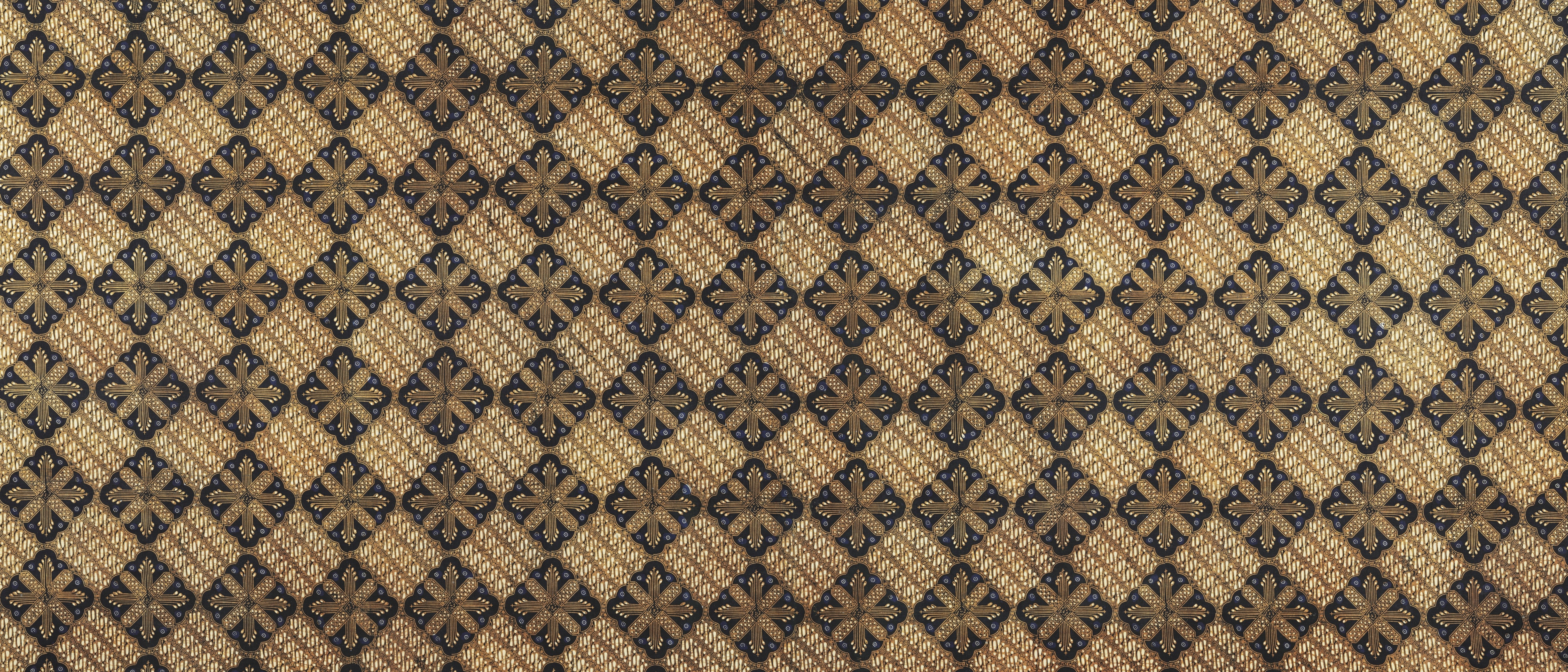 Brown and black diamond pattern fabric texture HD Wallpaper