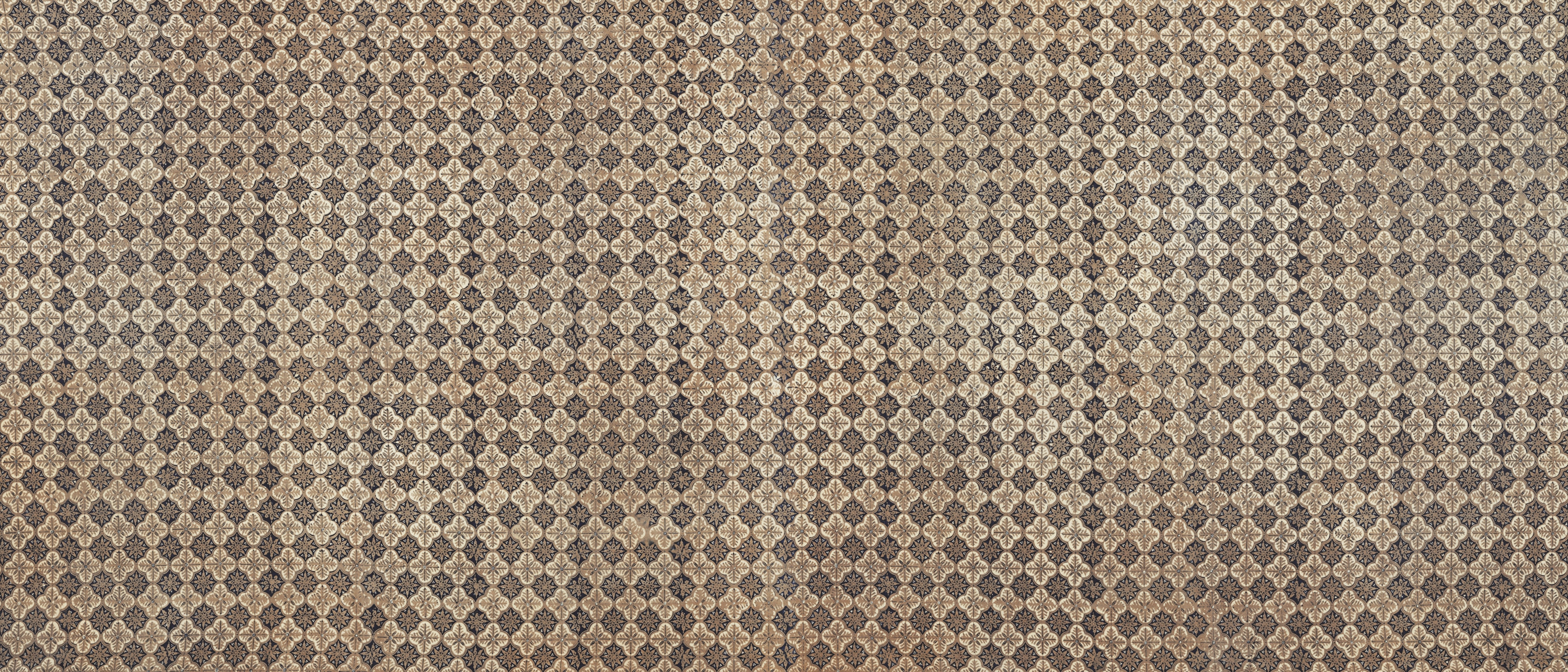 Brown and beige geometric pattern texture HD Wallpaper