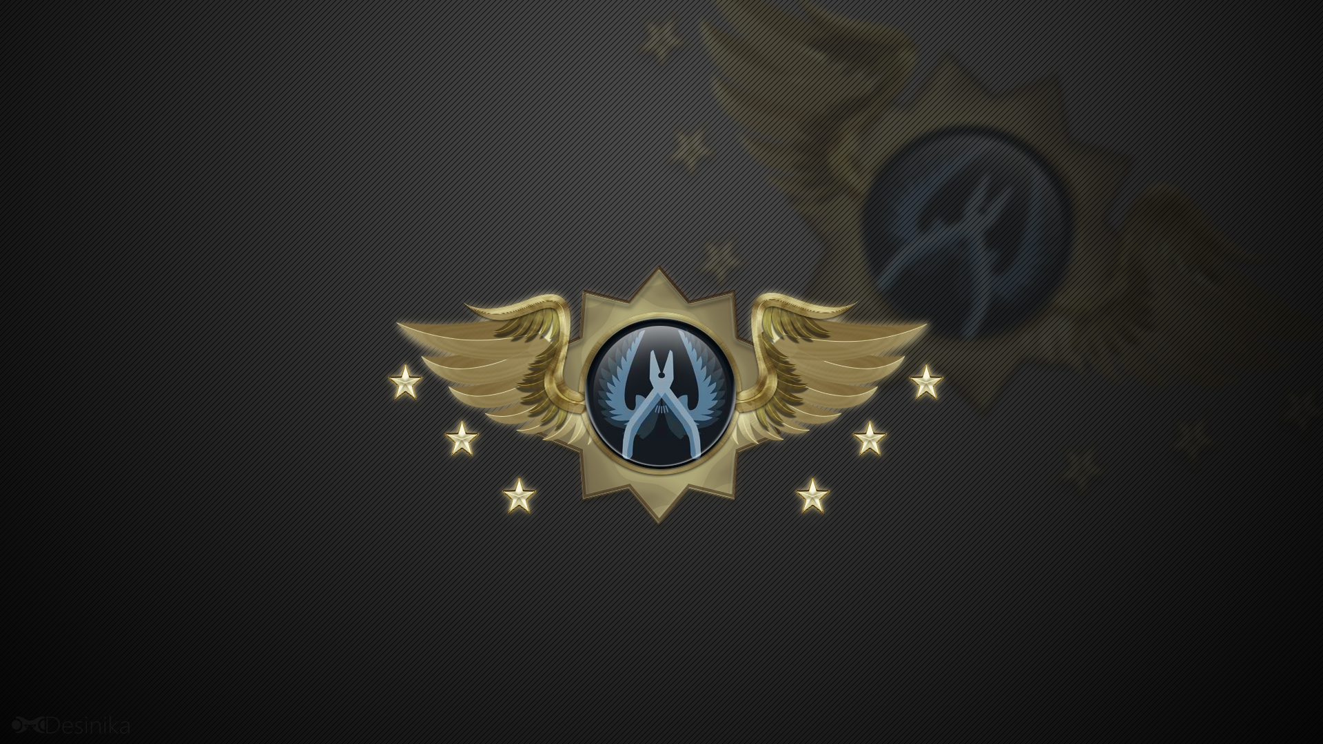 Counter-Strike: Global Offensive Master Guardian Elite rank HD Wallpaper