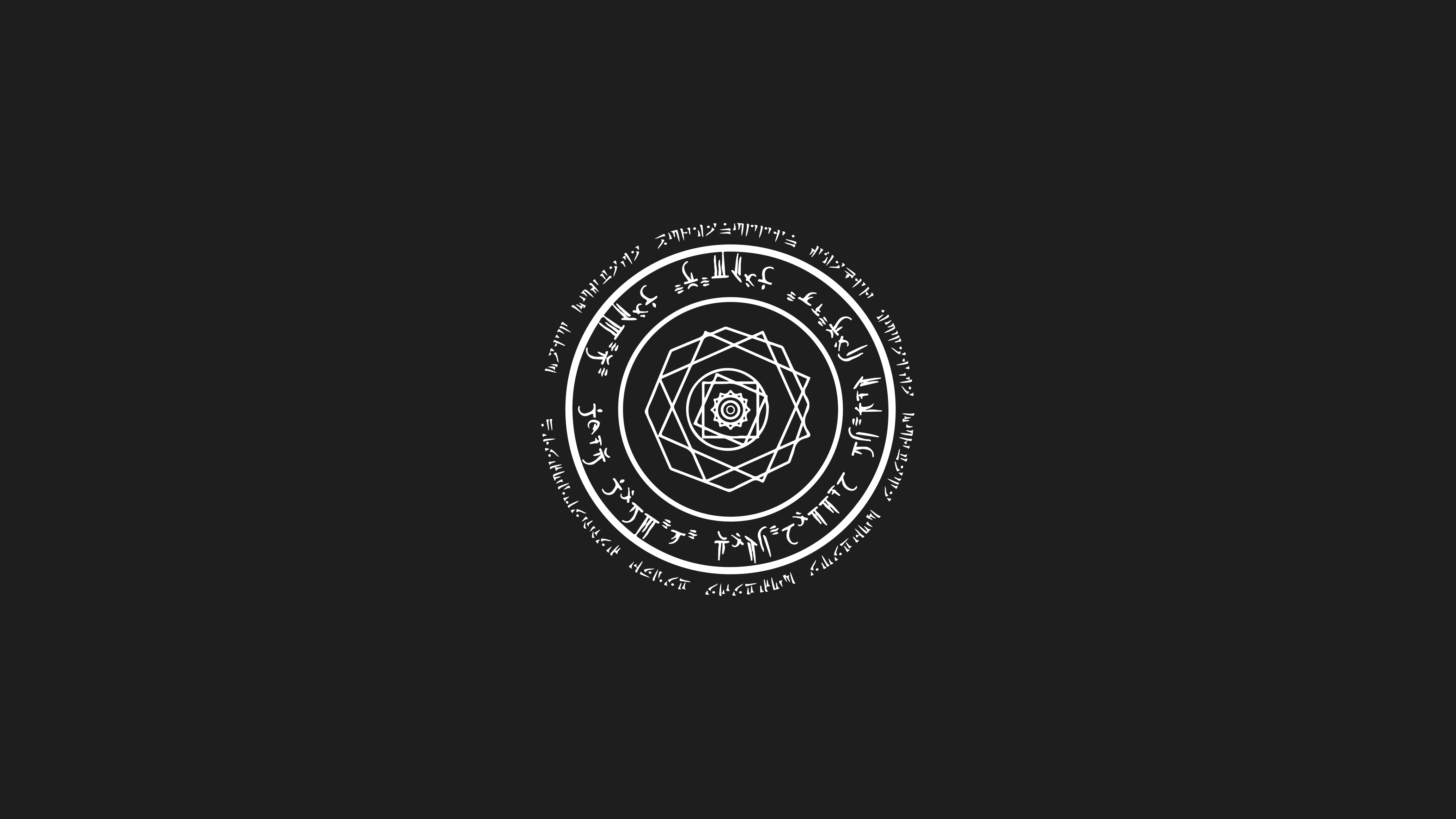 Marvel Comics Minimalist 4K Magic Circle HD Wallpaper
