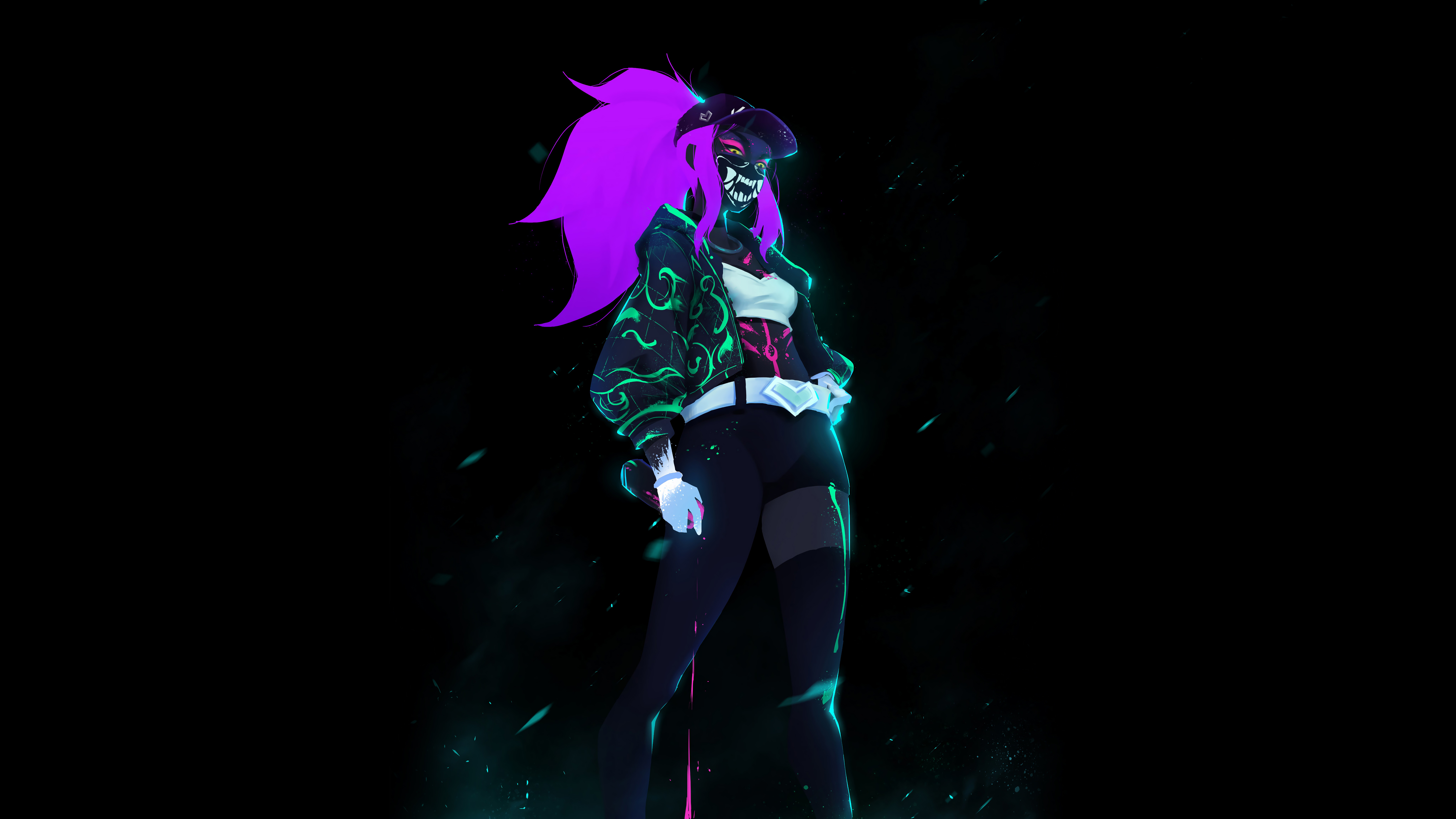 K/DA Akali from League of Legends HD Wallpaper