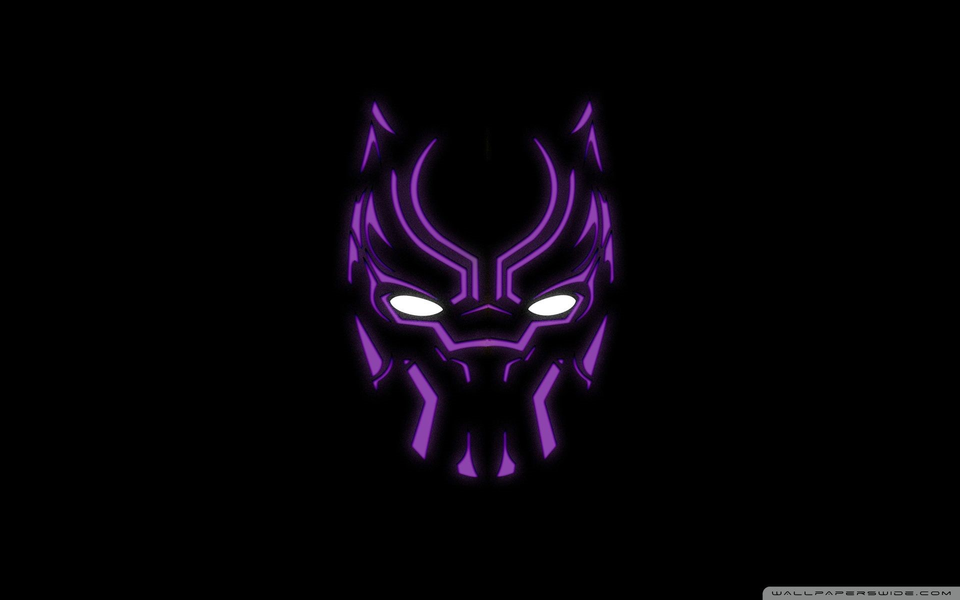 Black Panther mask from Marvel Cinematic Universe HD Wallpaper
