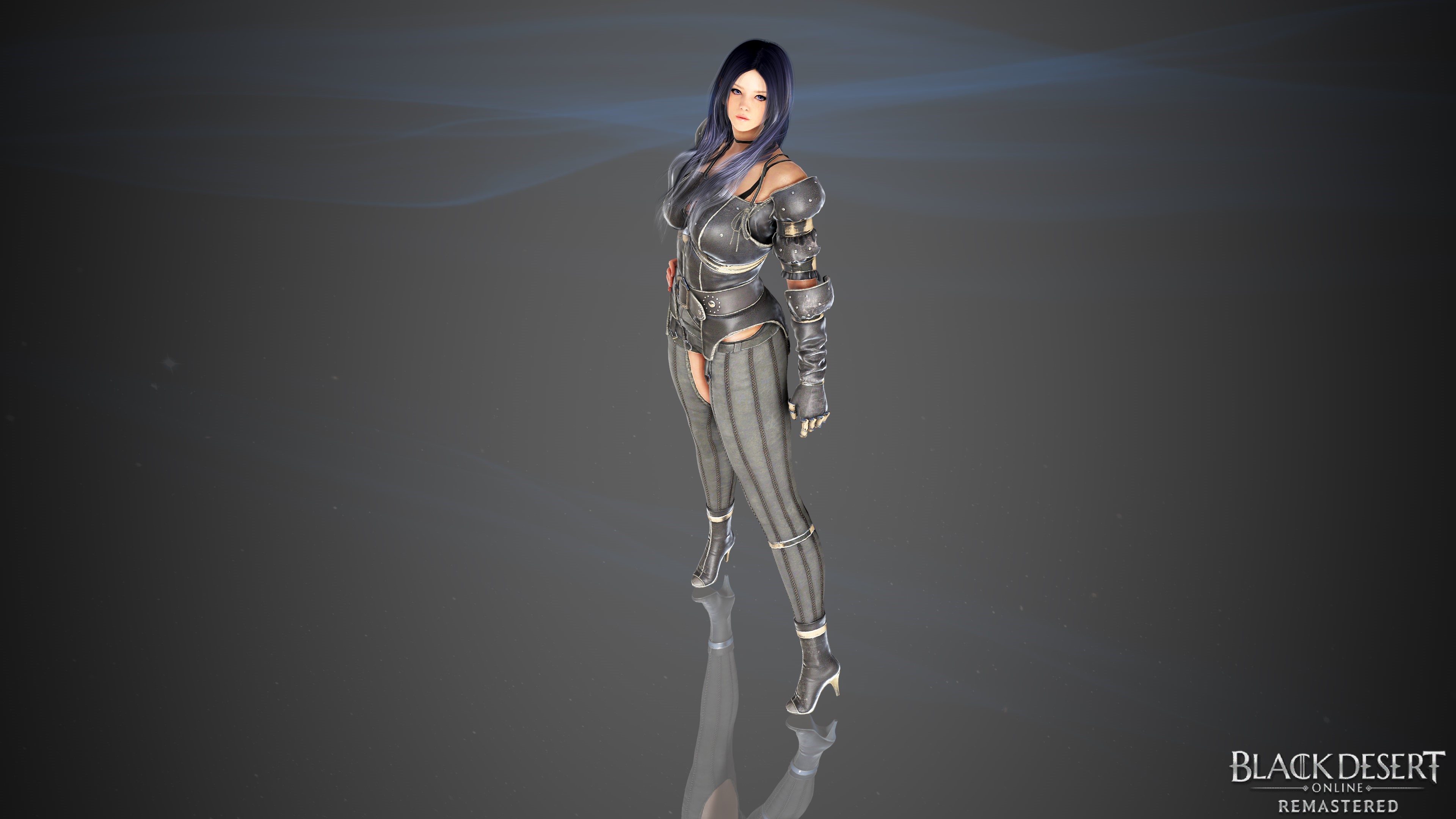 Woman in leather armor from Black Desert Online HD Wallpaper