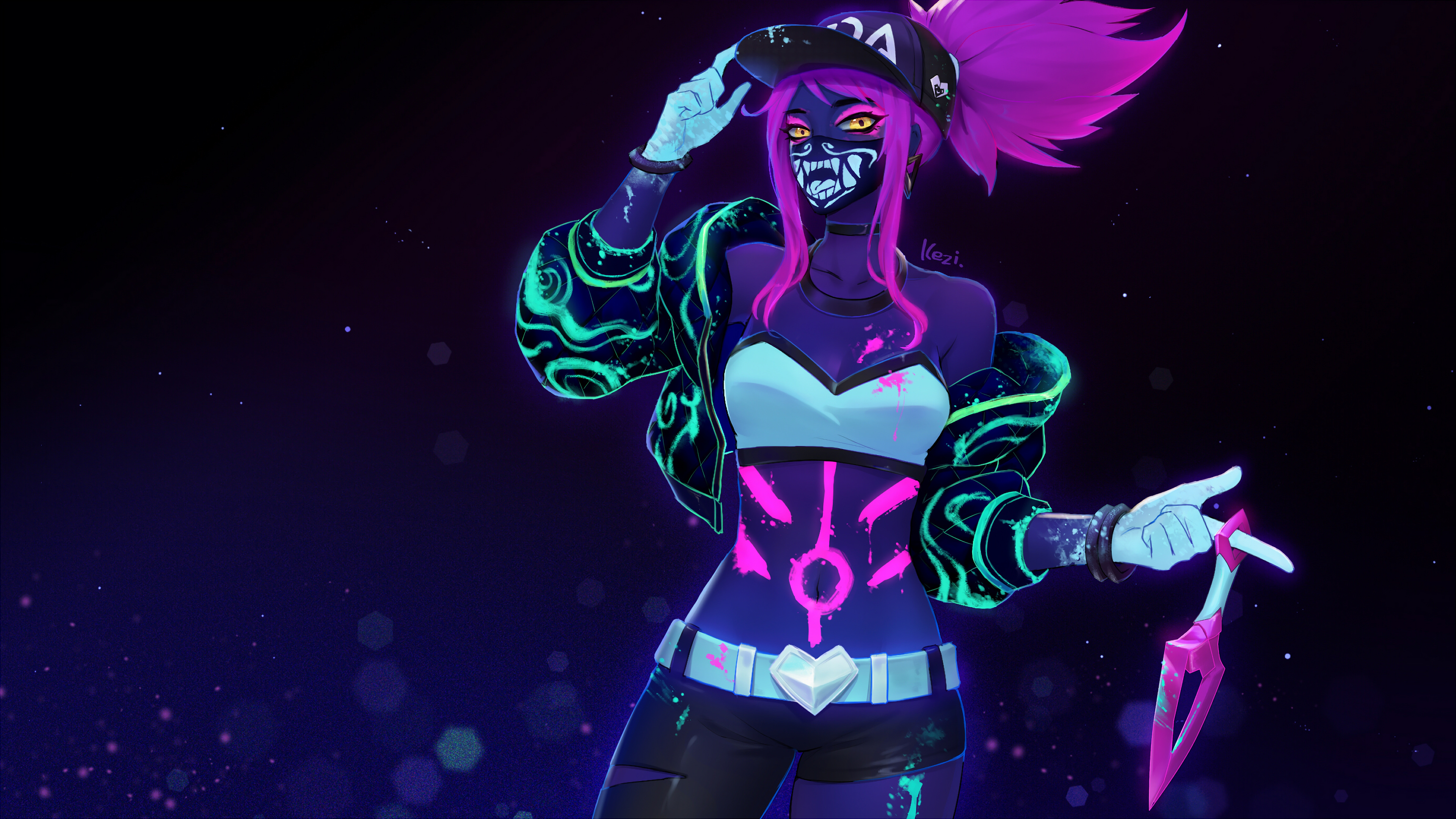 Akali K/DA 4K League of Legends HD Wallpaper