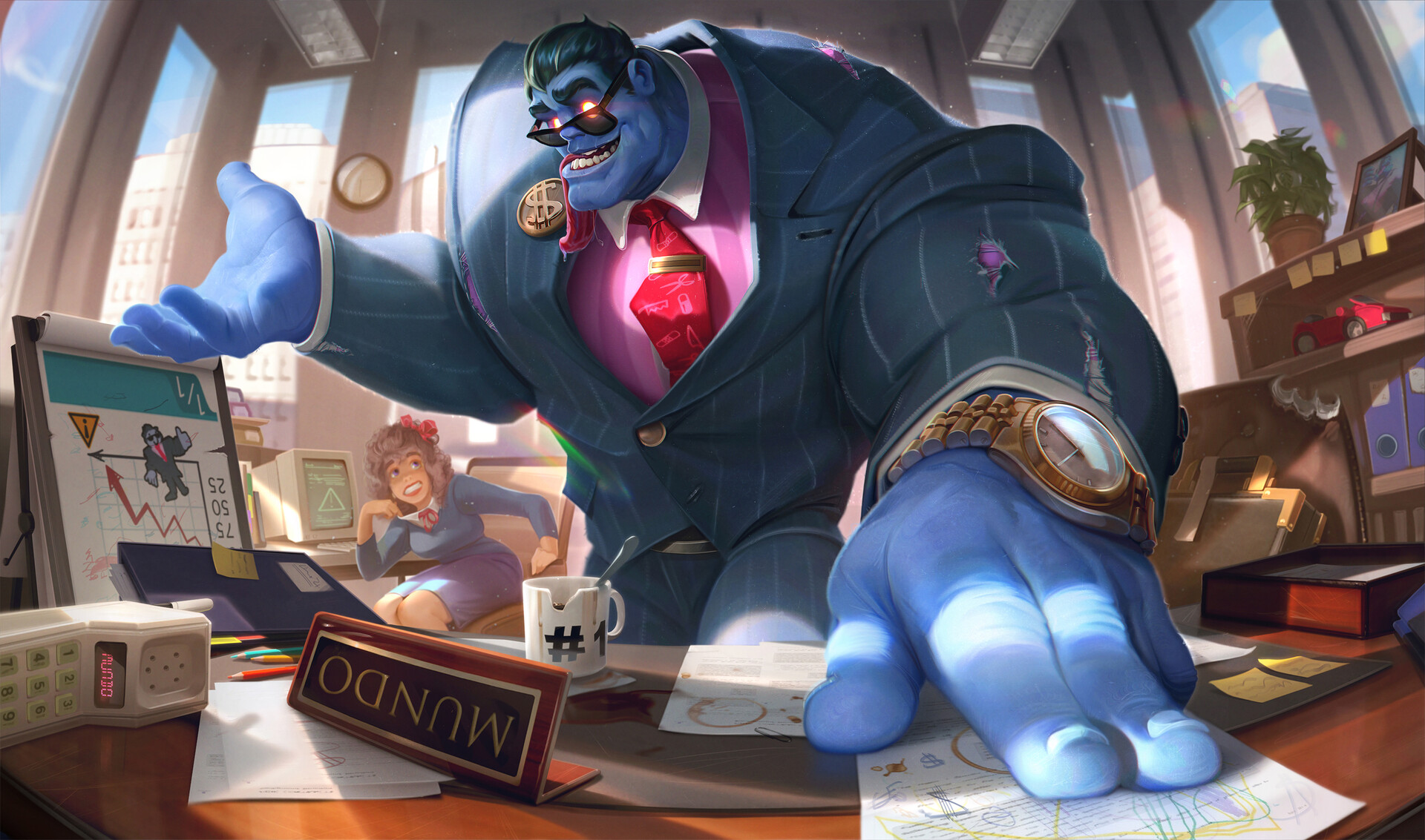 Corporate Mundo Dr. Mundo League Of Legends HD Wallpaper