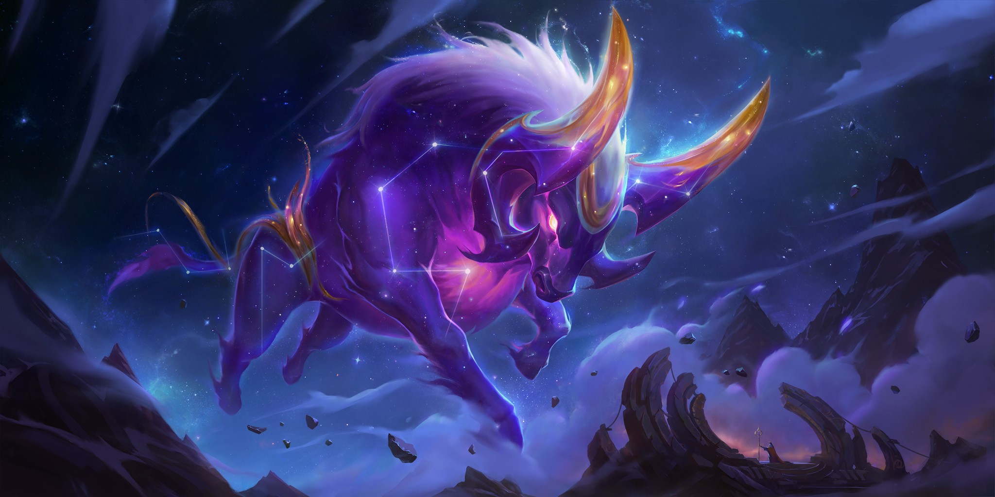 Cosmic Bull from Legends of Runeterra HD Wallpaper