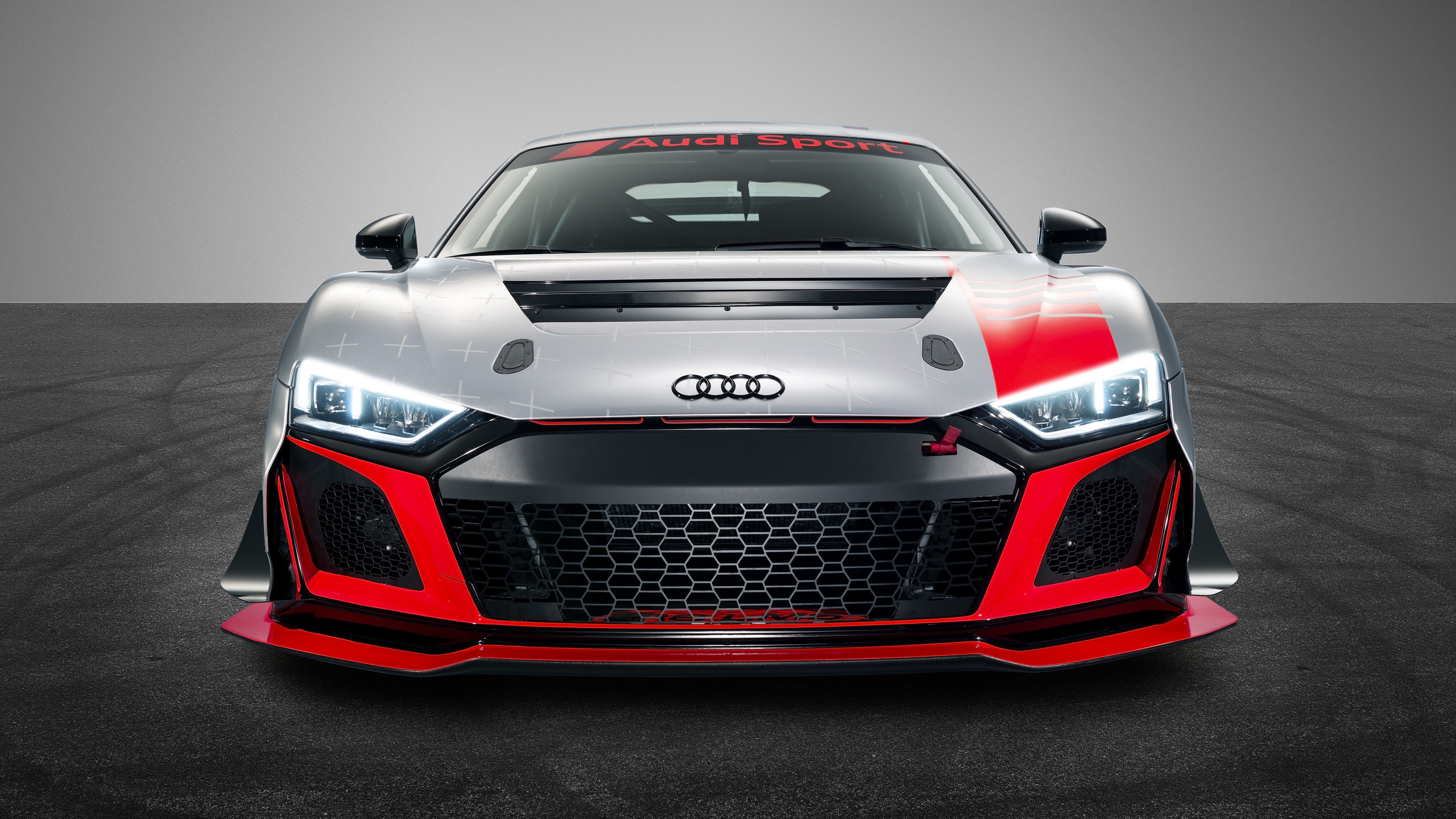 Audi R8 LMS car with Audi Sport livery HD Wallpaper