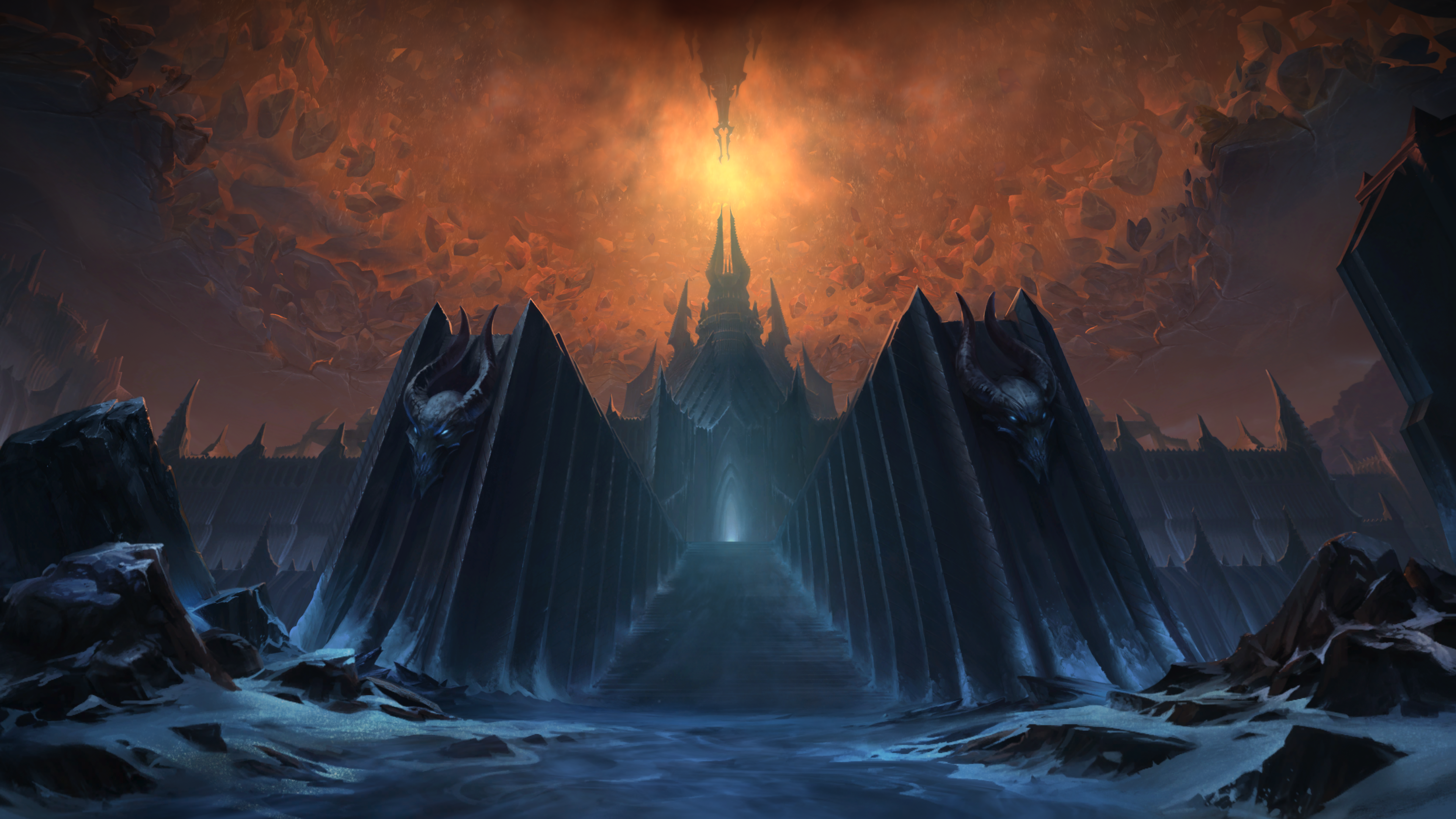 Icecrown Citadel from World of Warcraft: Shadowlands HD Wallpaper