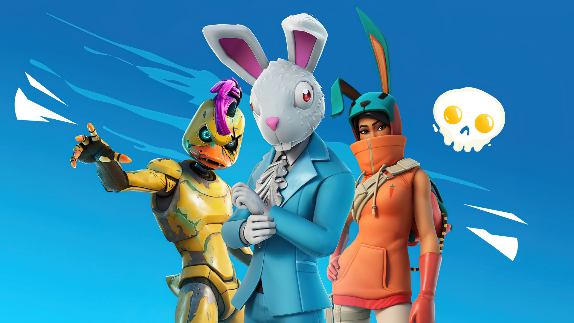 Fortnite Dutch, Webster, and Bunya Skins HD Wallpaper