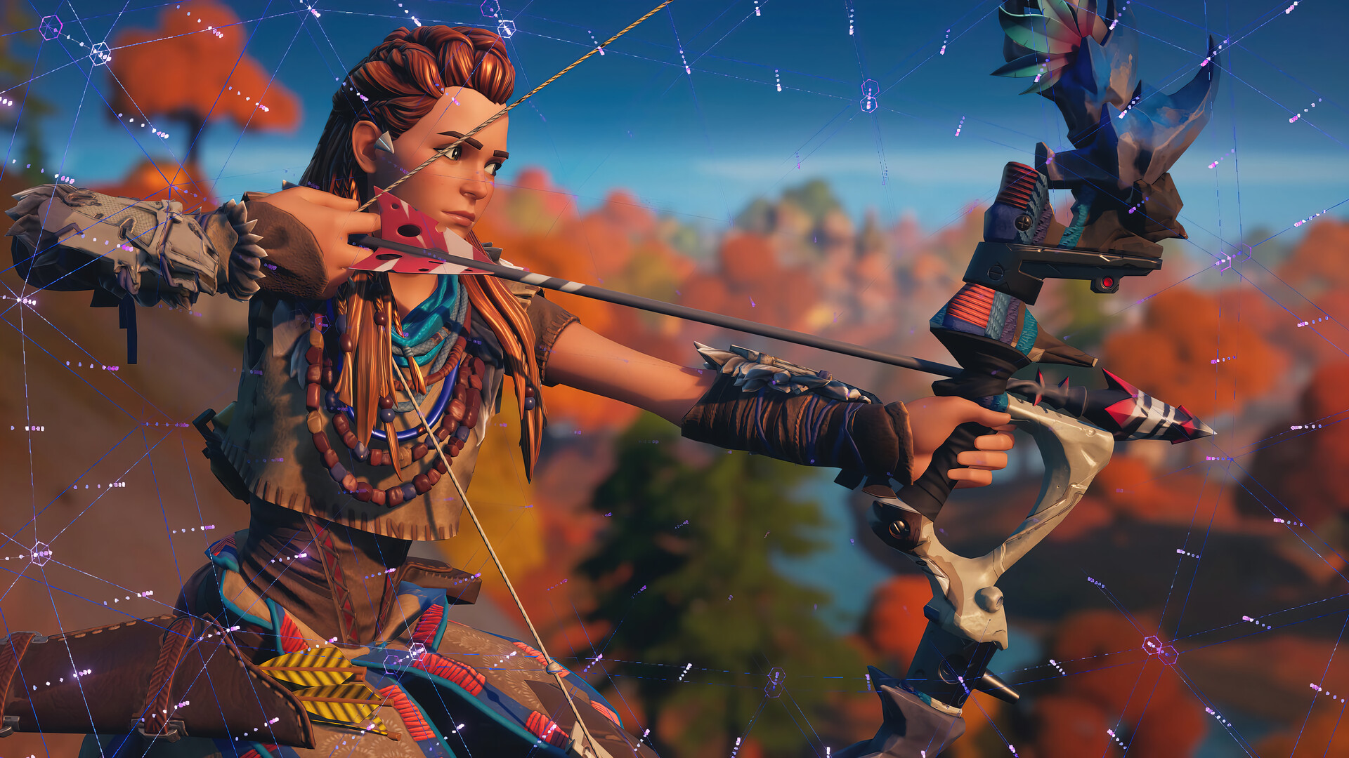 Aloy from Horizon Series in Fortnite HD Wallpaper