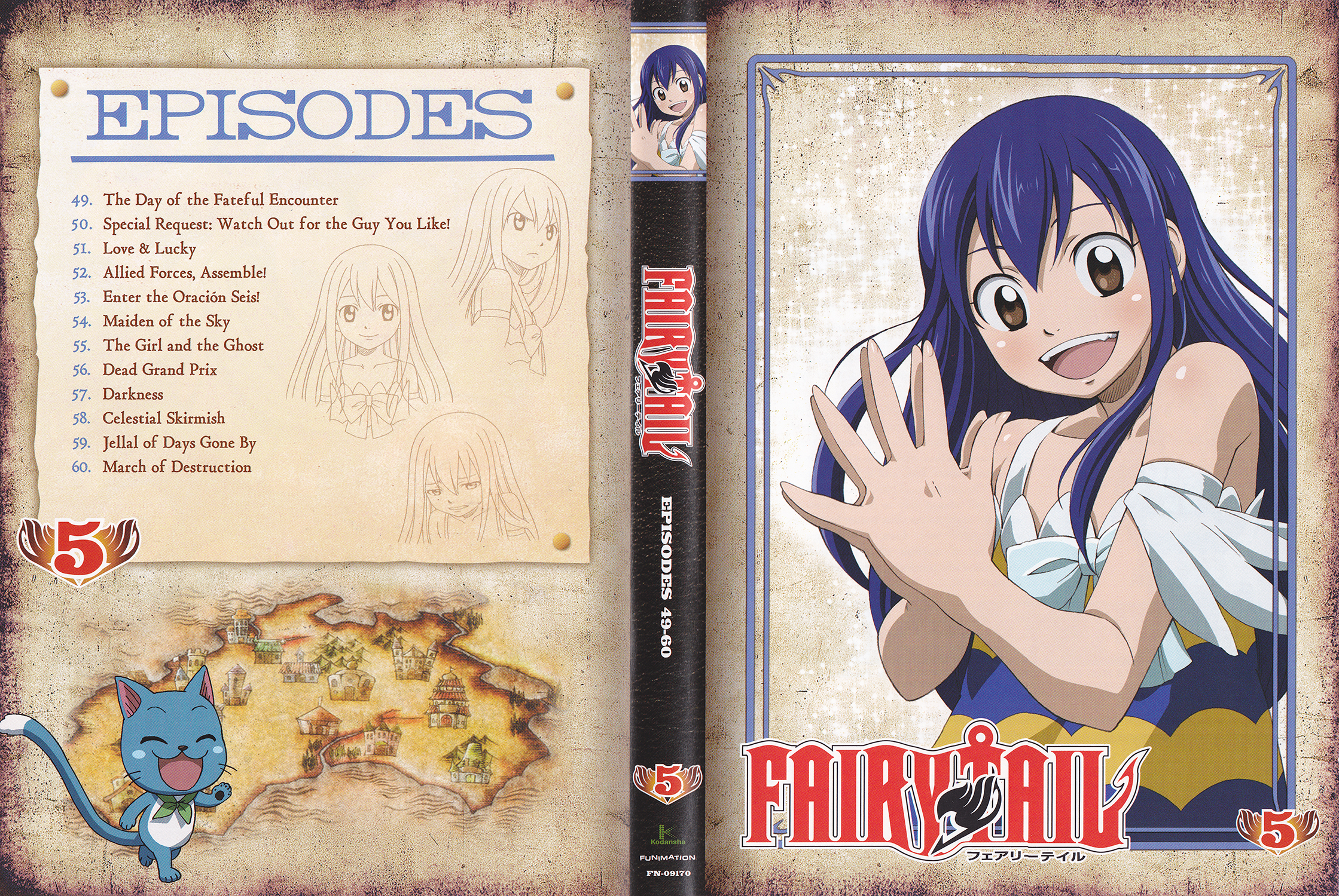 Wendy Marvell and Happy from Fairy Tail HD Wallpaper