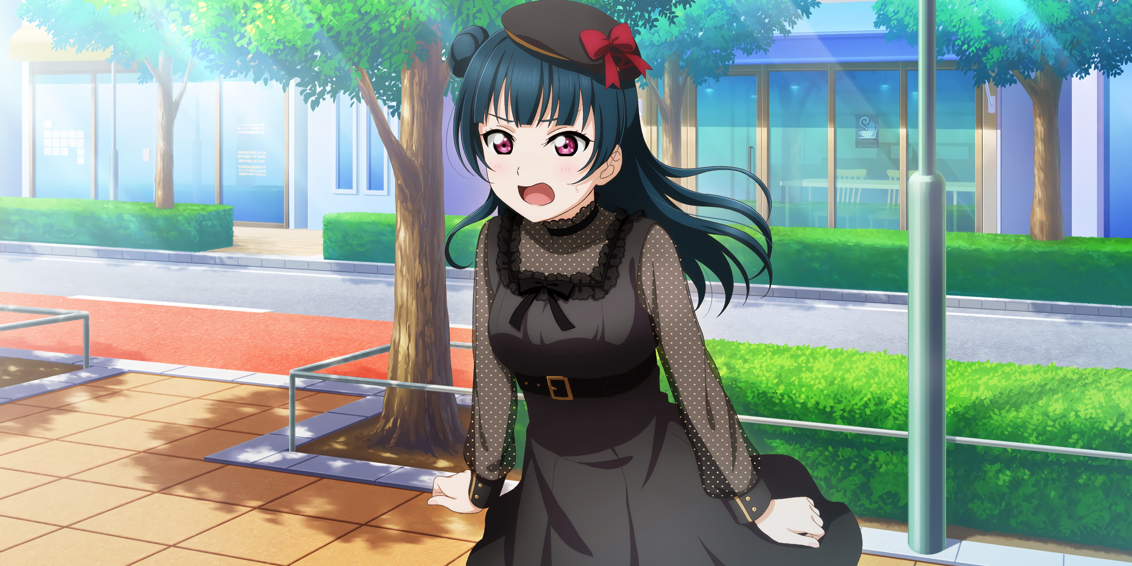 Tsushima Yoshiko from Love Live! Sunshine!! HD Wallpaper