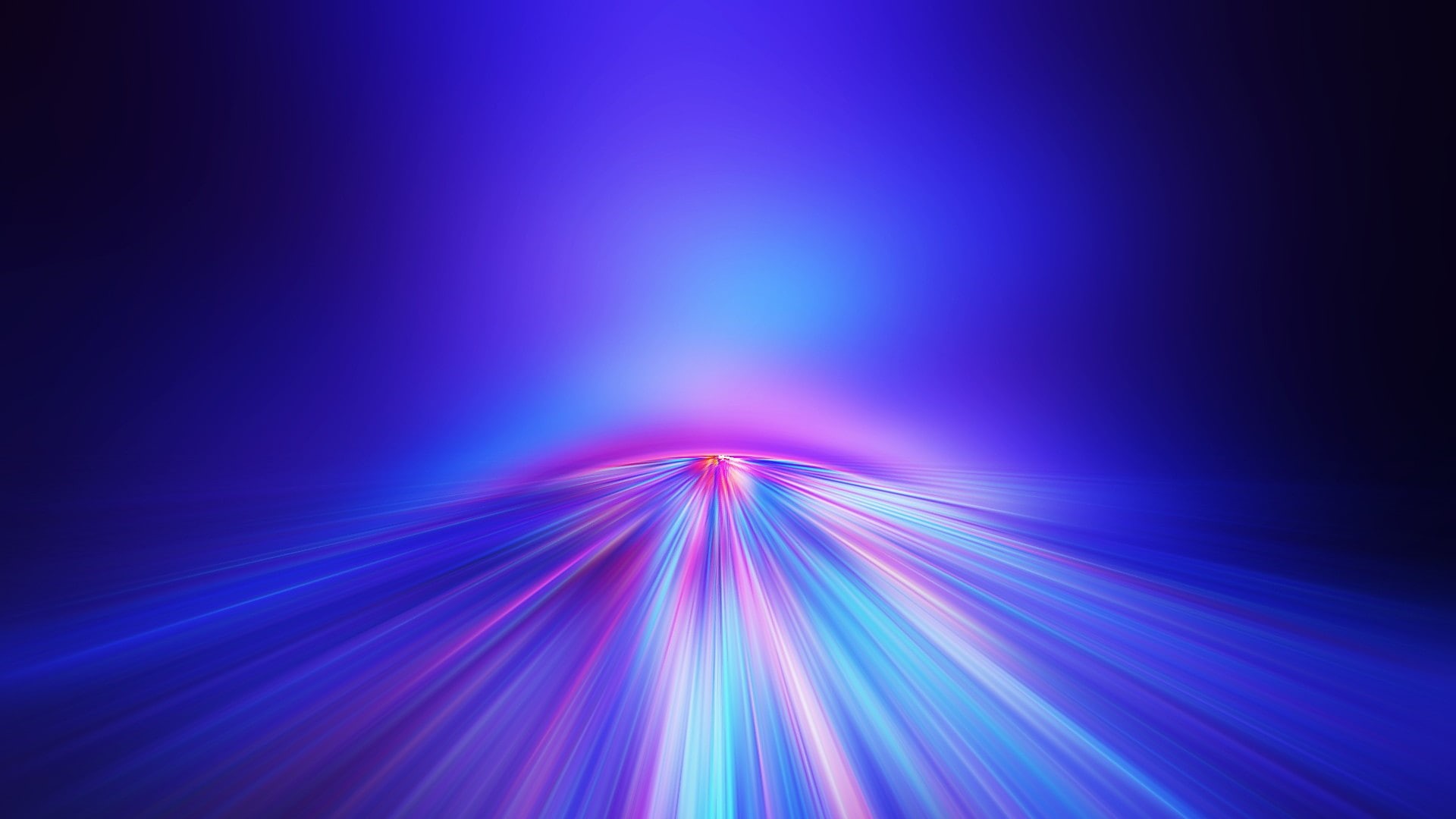 Abstract light streaks on a dark blue background HD Wallpaper