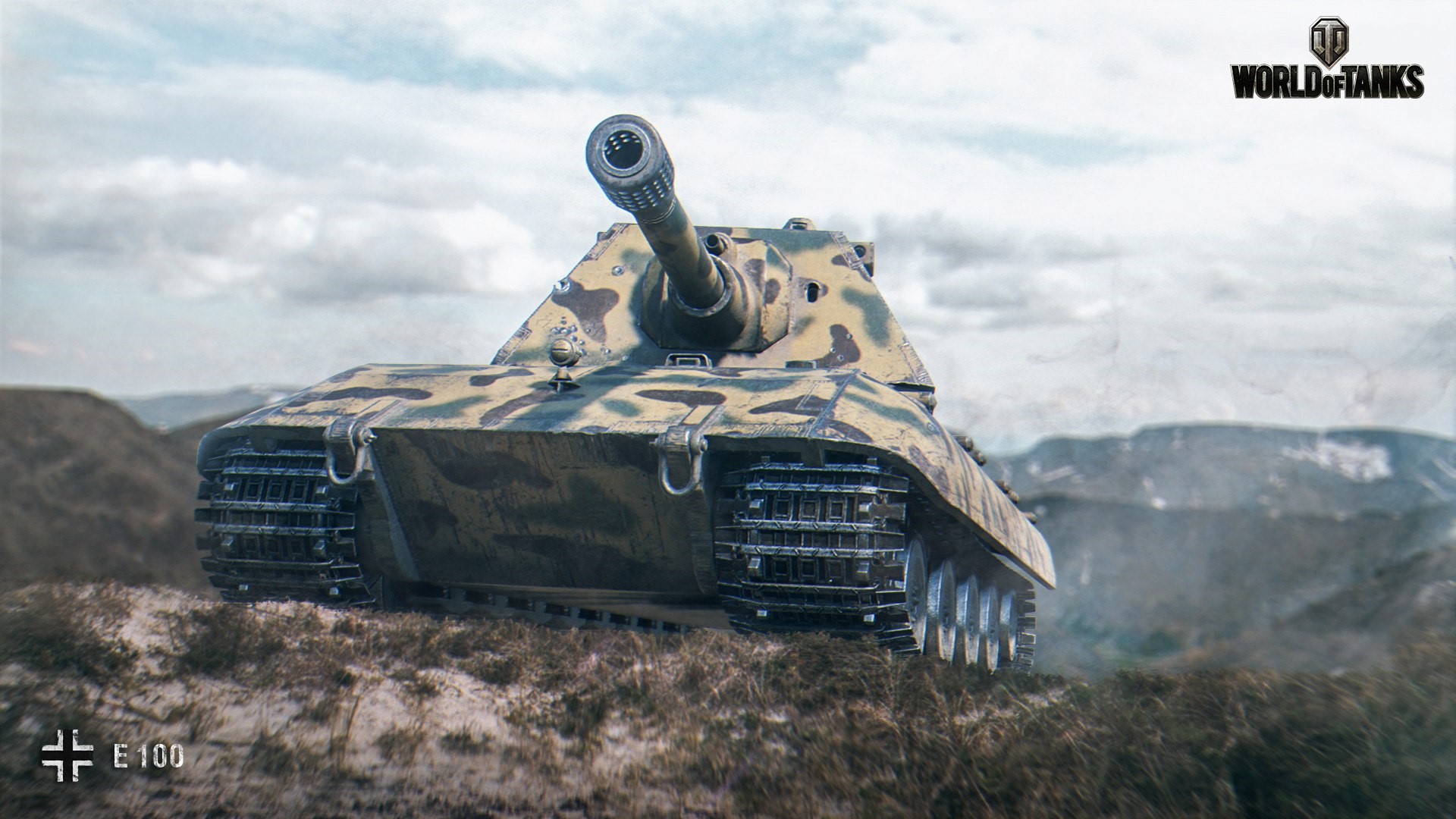 E 100 Tank from World of Tanks HD Wallpaper