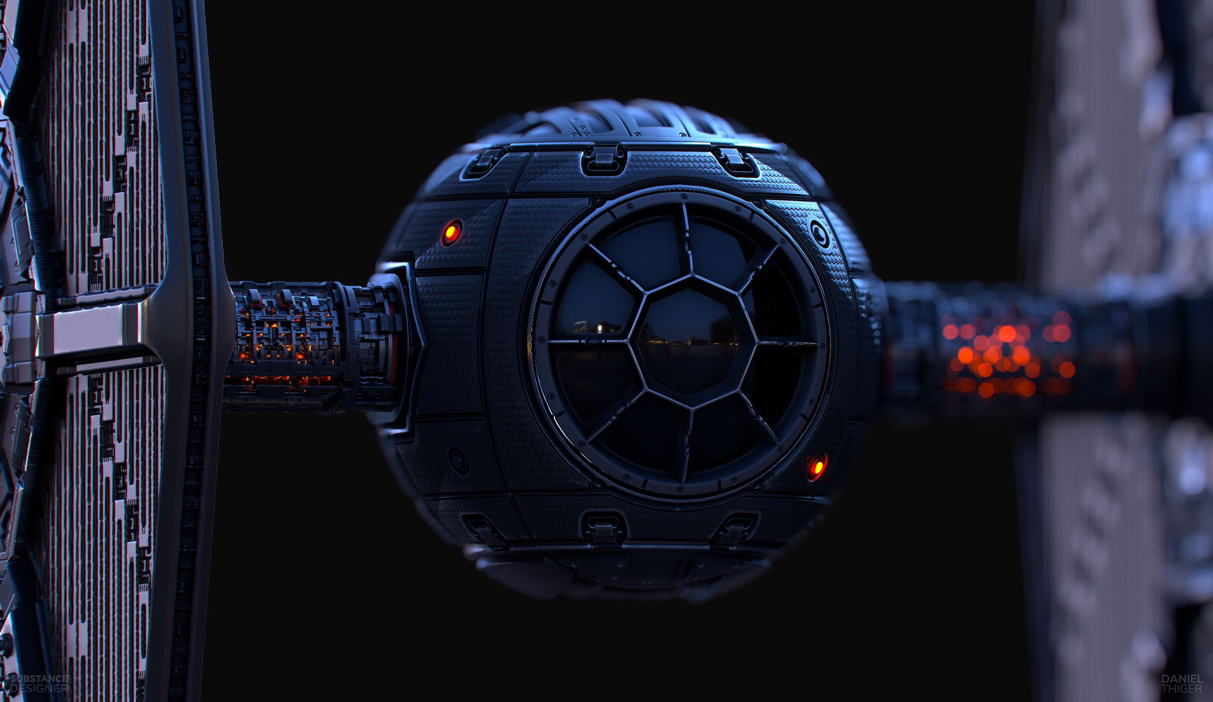 TIE Fighter from Star Wars HD Wallpaper