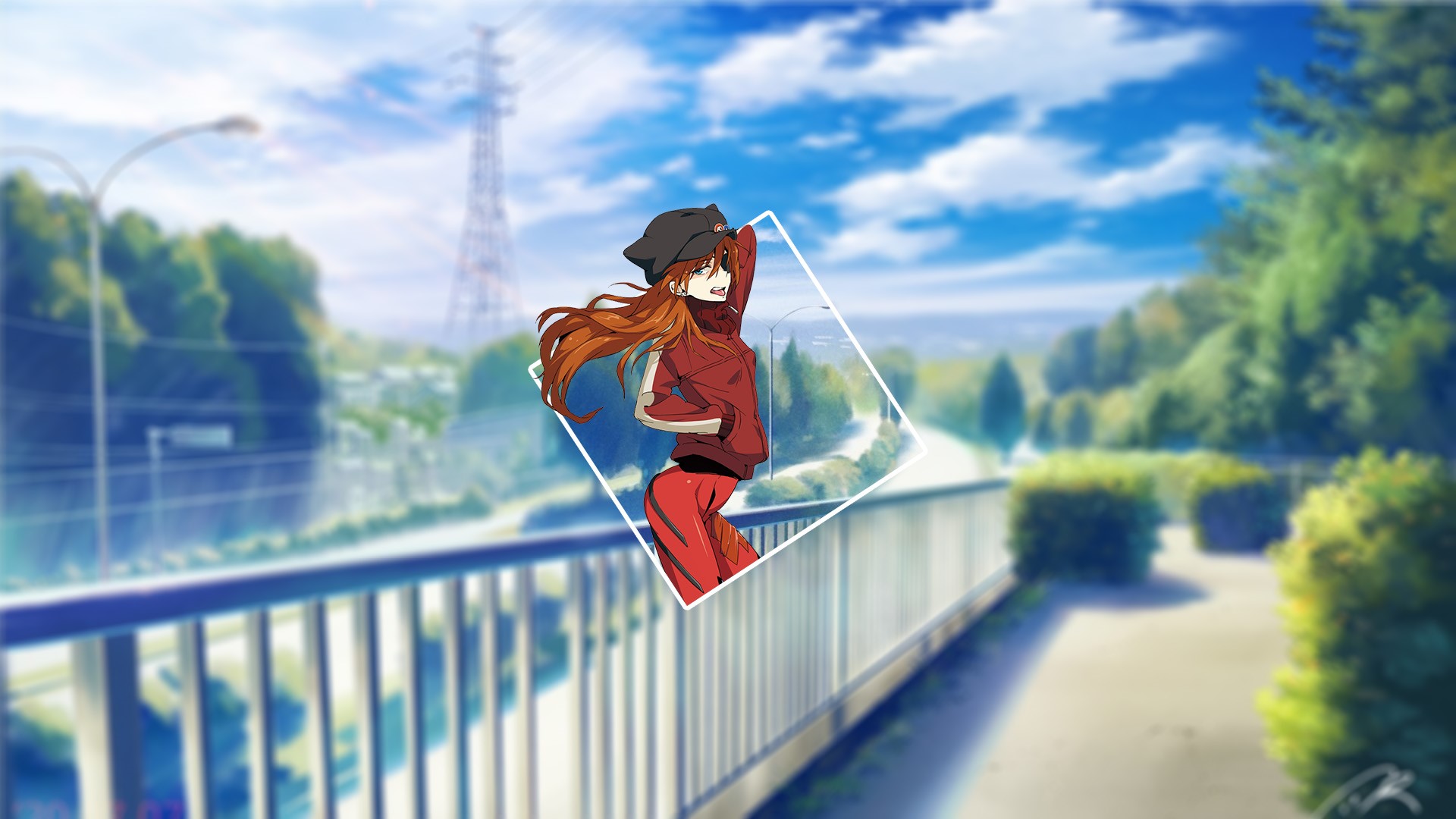 Asuka Langley Soryu from Neon Genesis Evangelion HD Wallpaper