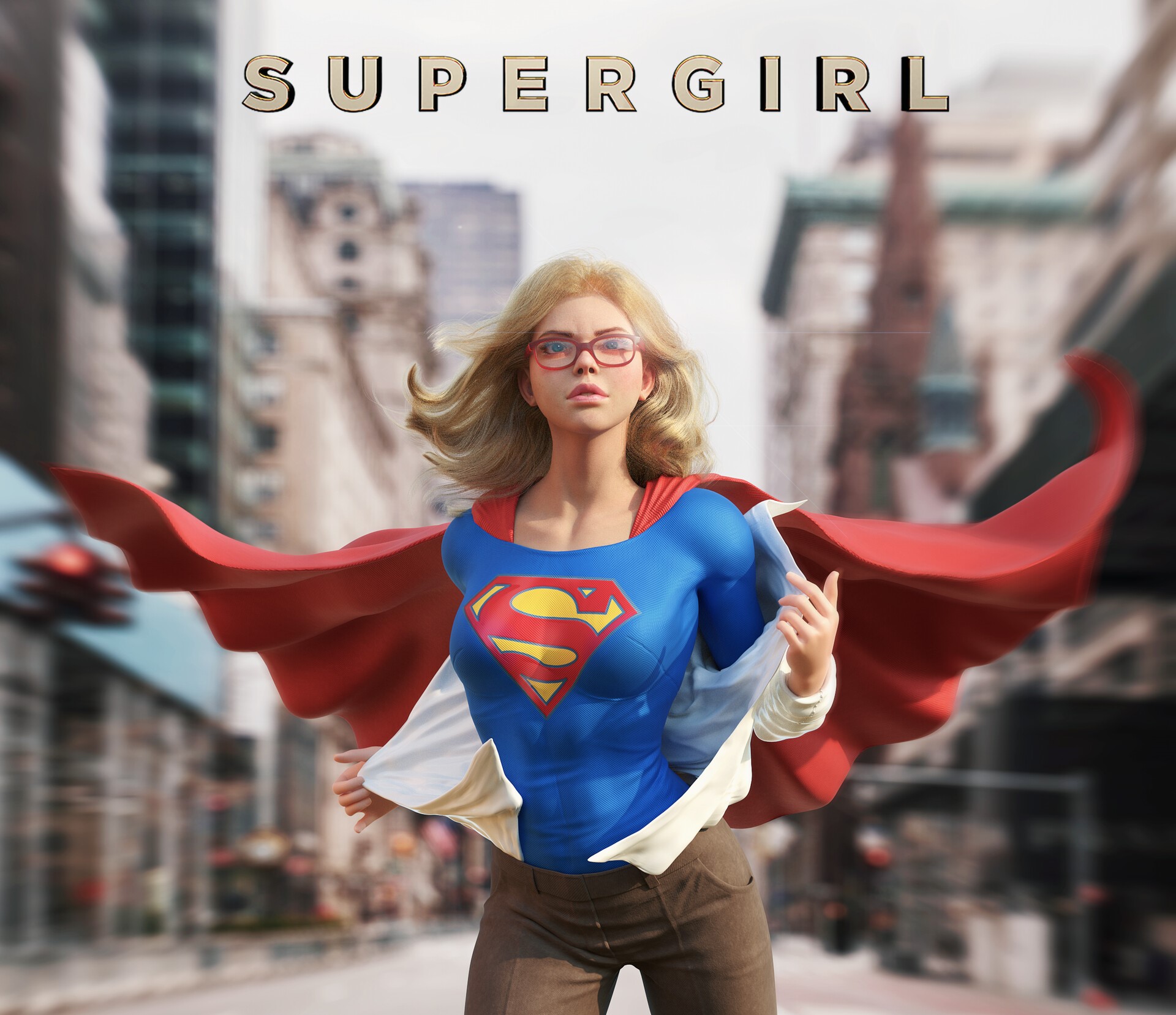 Supergirl from DC Comics HD Wallpaper