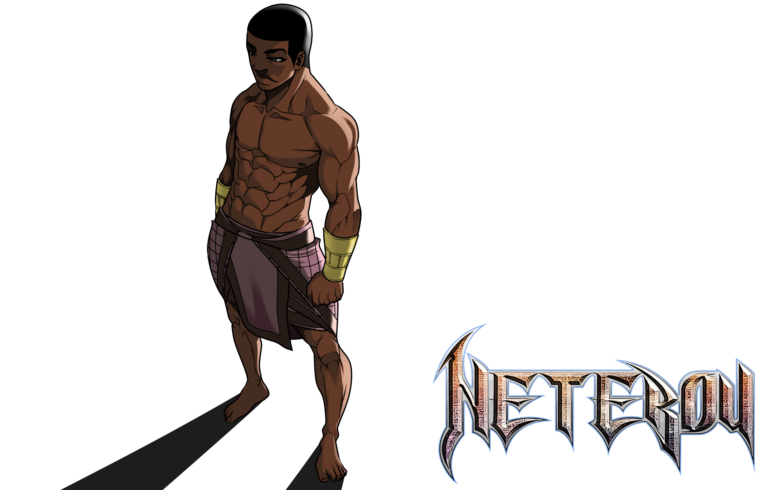 Neterou character from African Gods HD Wallpaper