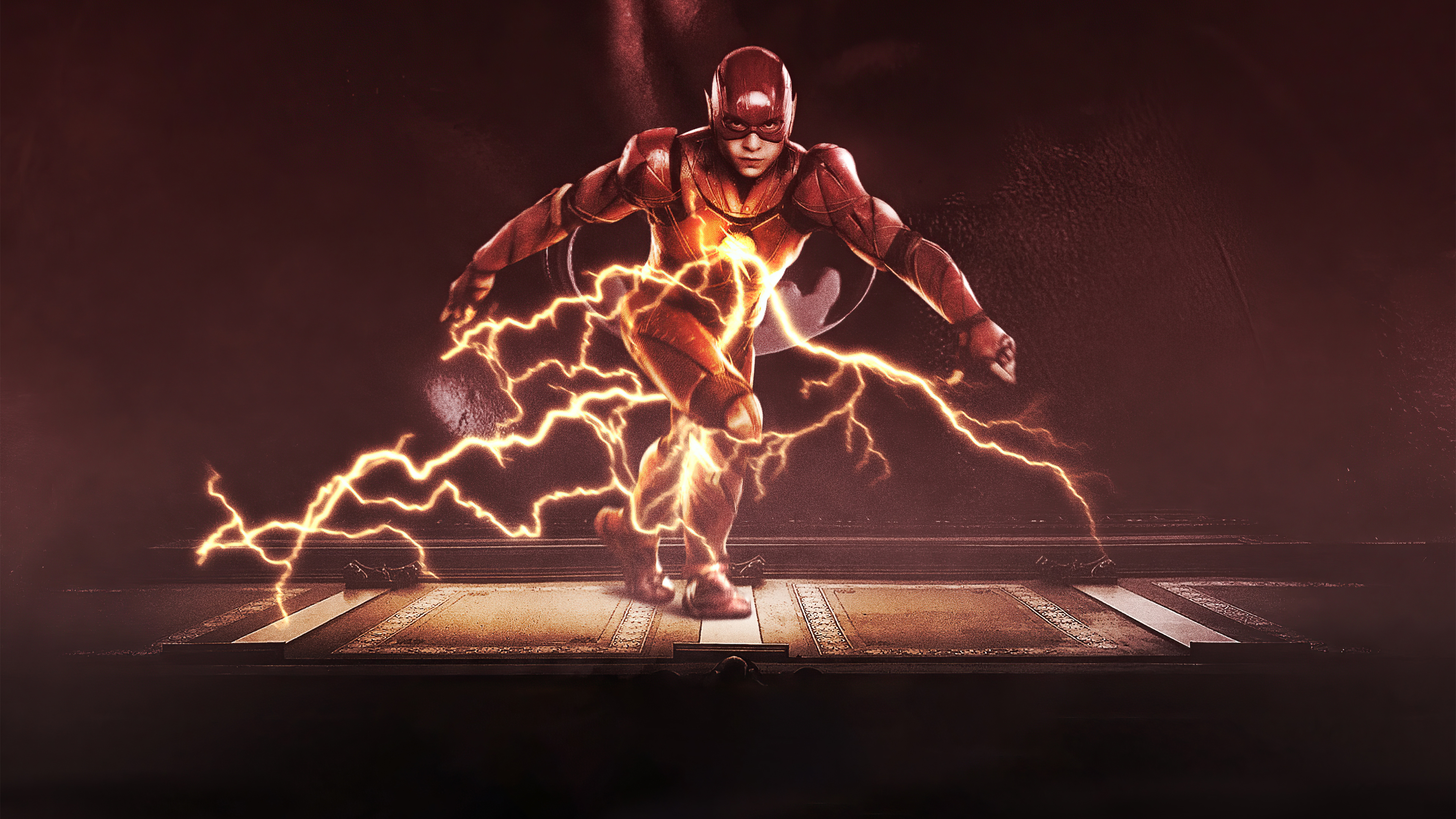 The Flash Barry Allen Lightning 4K HD Wallpaper