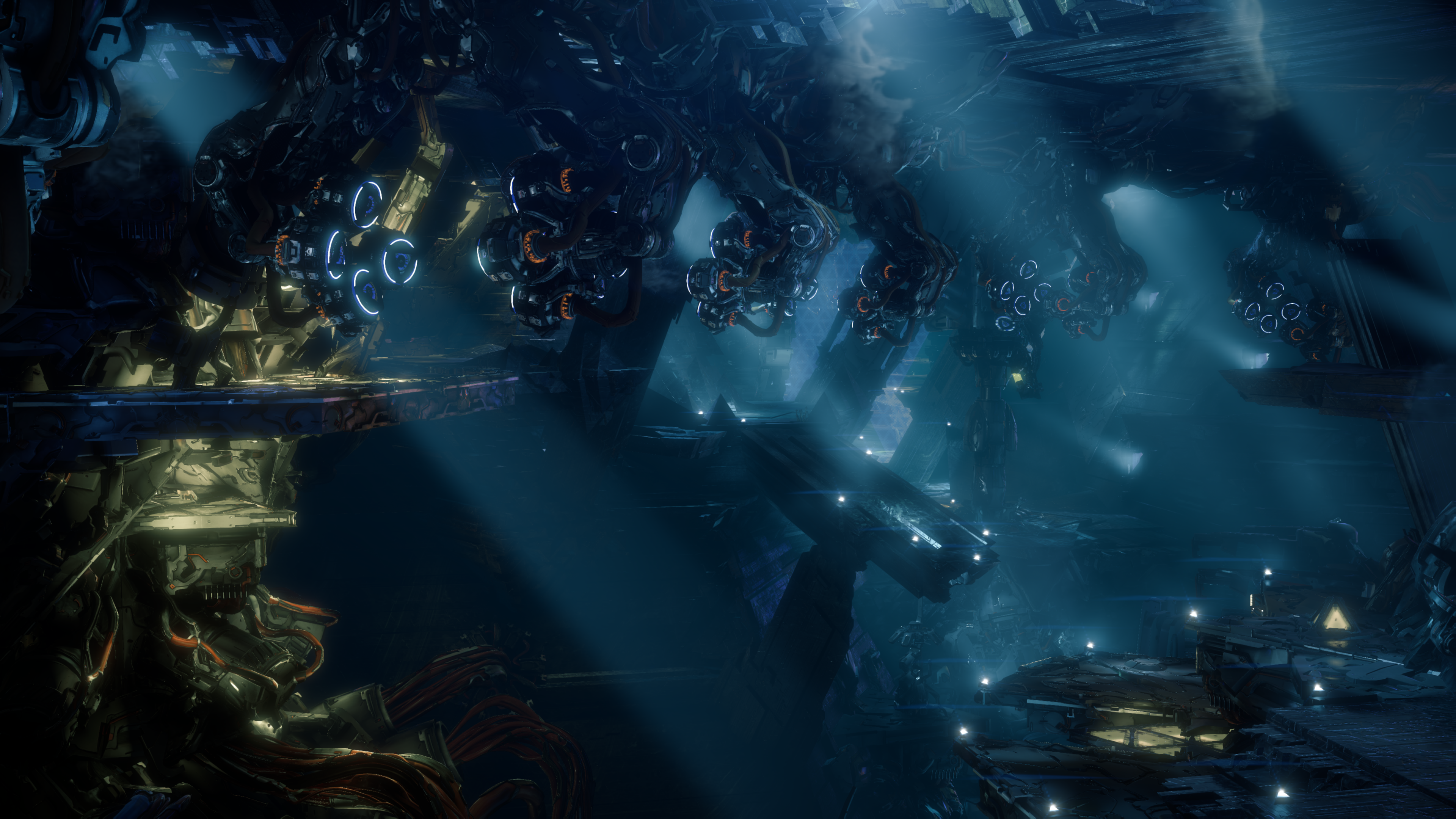4K Horizon Zero Dawn bunker robotics HD Wallpaper