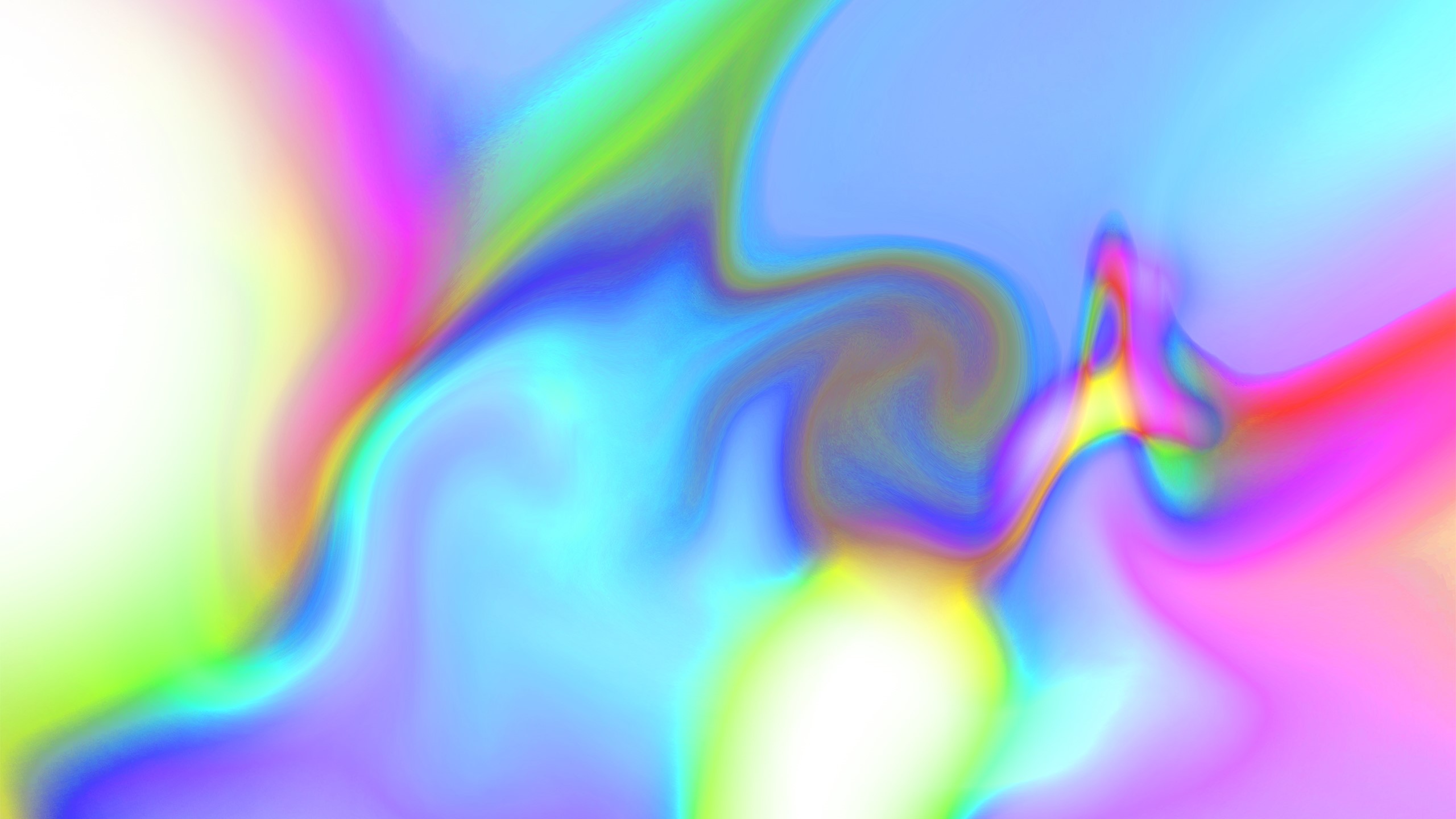 Abstract holographic iridescent liquid gradient HD Wallpaper