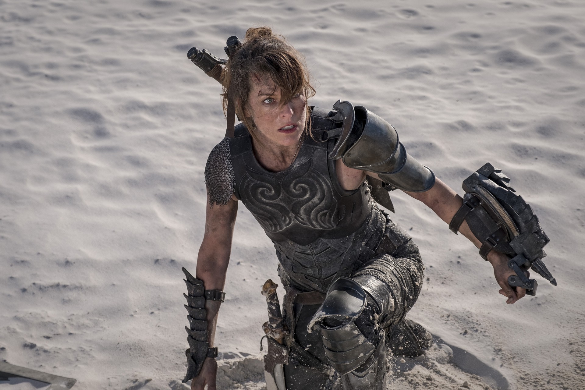 Milla Jovovich as Artemis in Monster Hunter HD Wallpaper