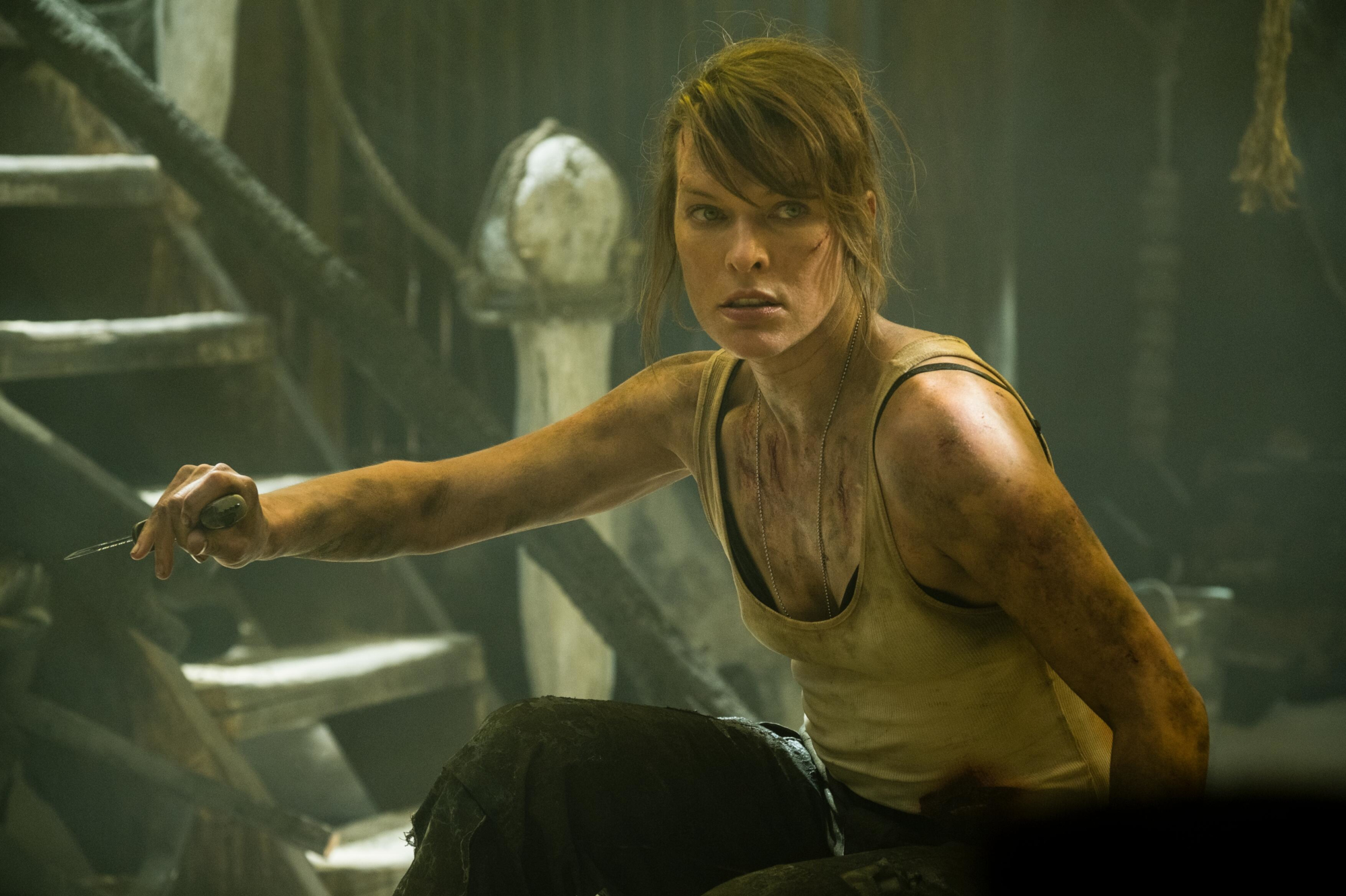 Milla Jovovich as Artemis in Monster Hunter HD Wallpaper