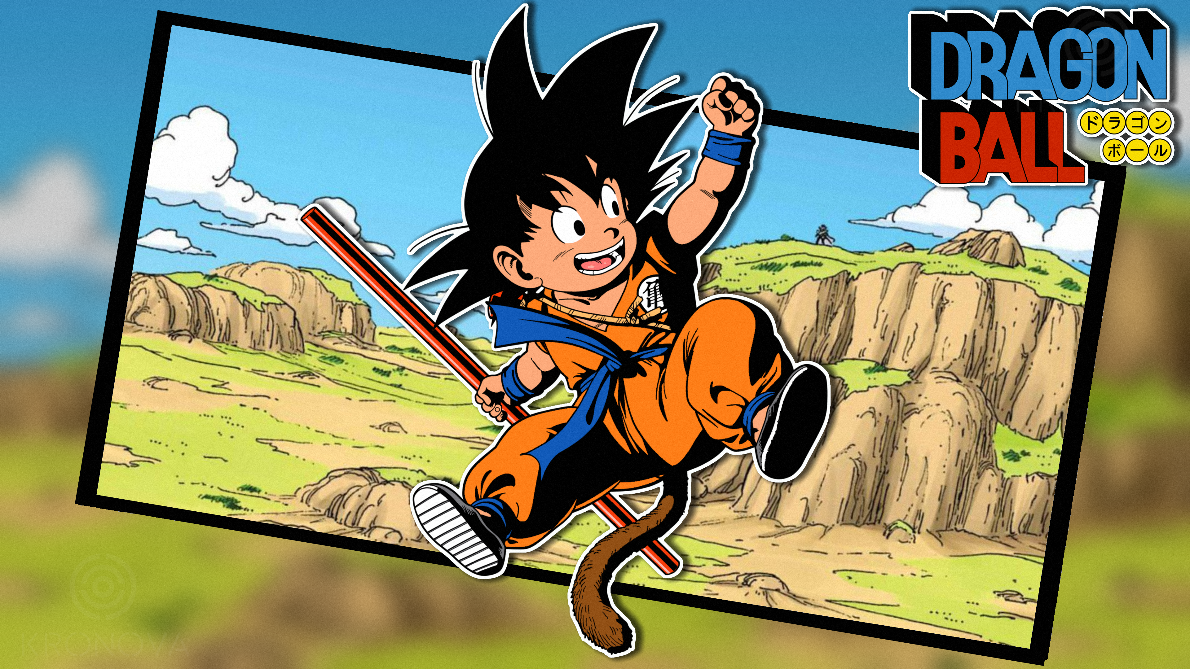 4K Son Goku from Dragon Ball HD Wallpaper