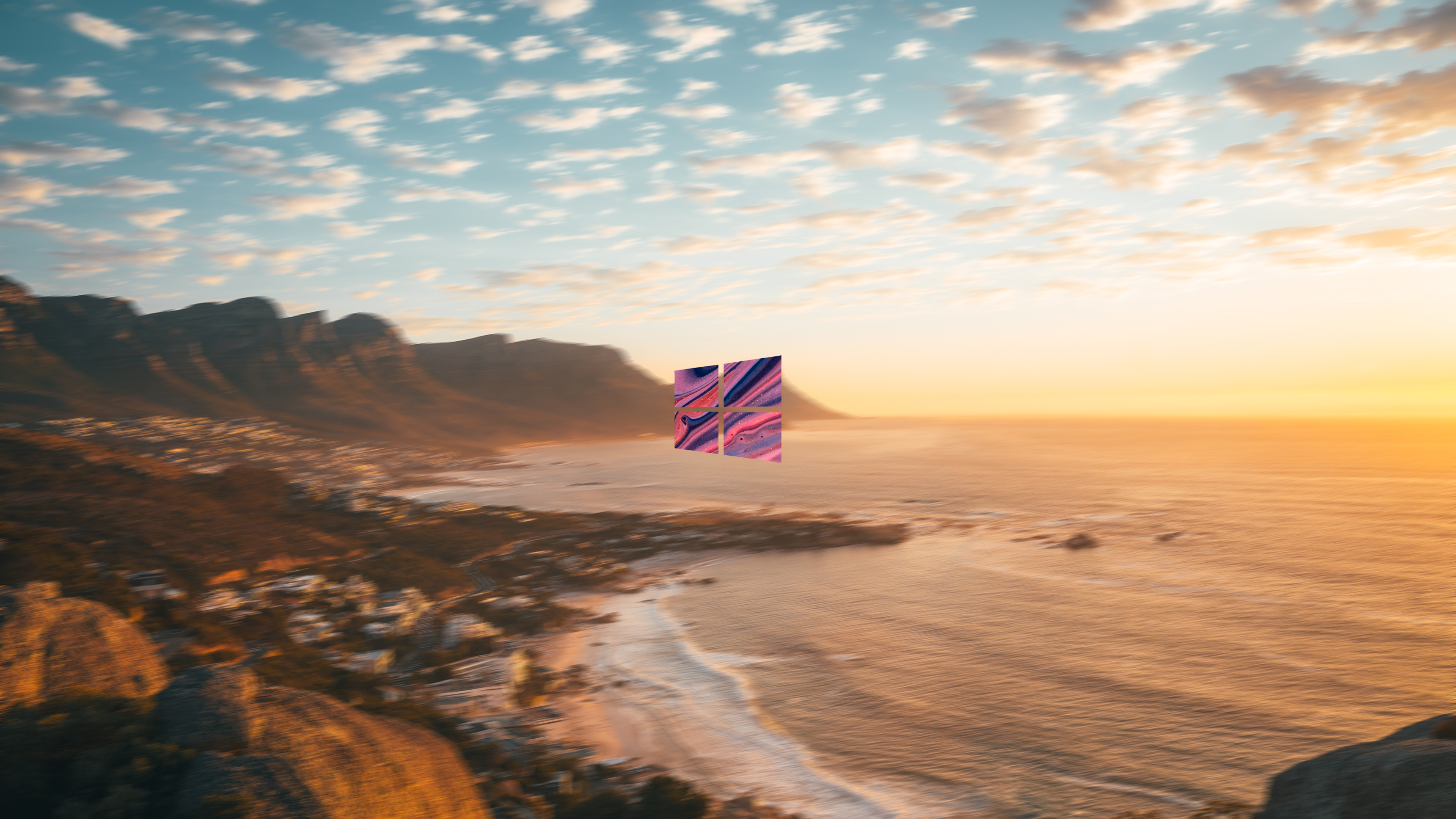 4K abstract Windows 10 landscape HD Wallpaper