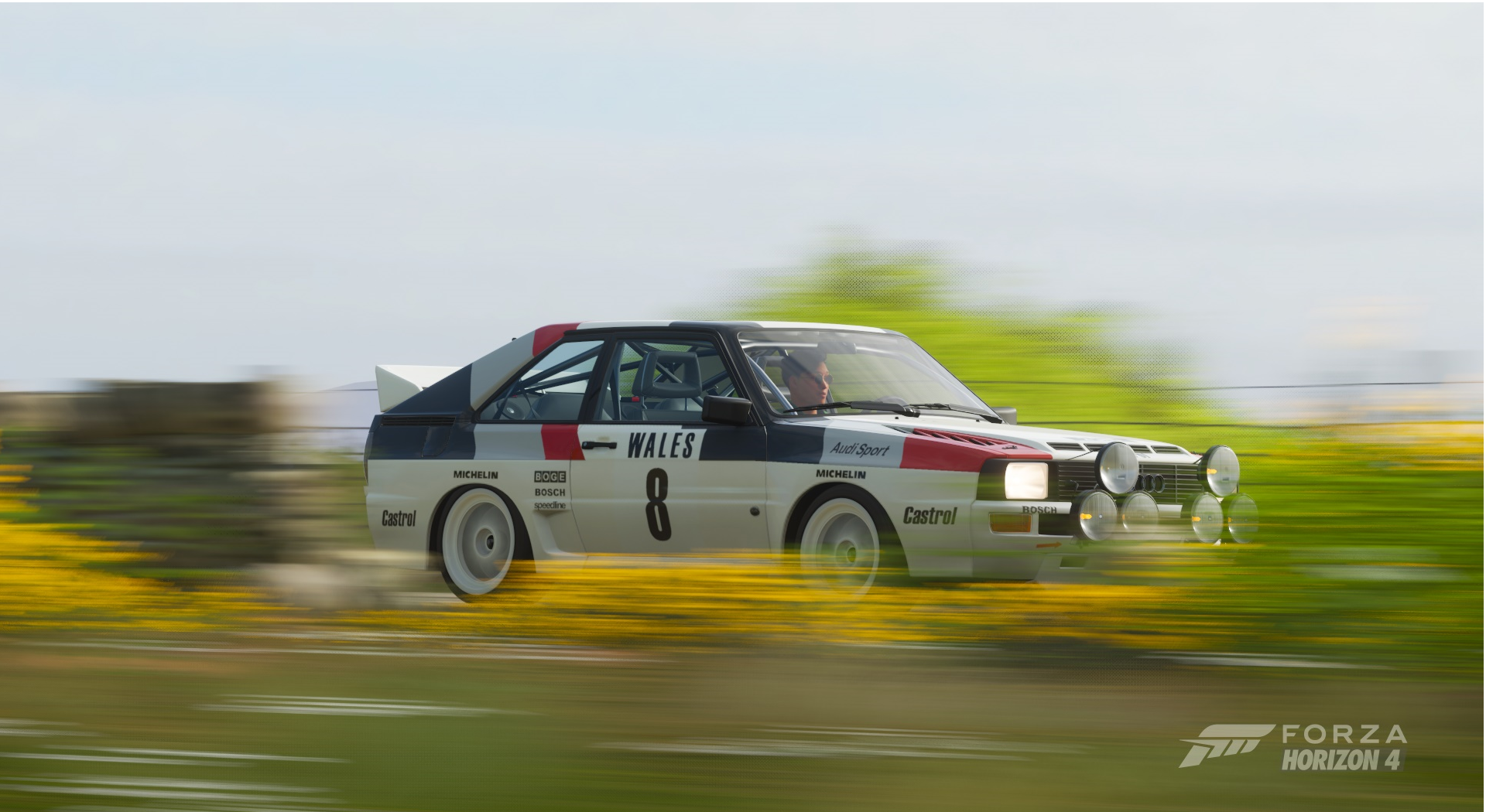 Audi Sport Quattro rally car in Forza Horizon 4 HD Wallpaper