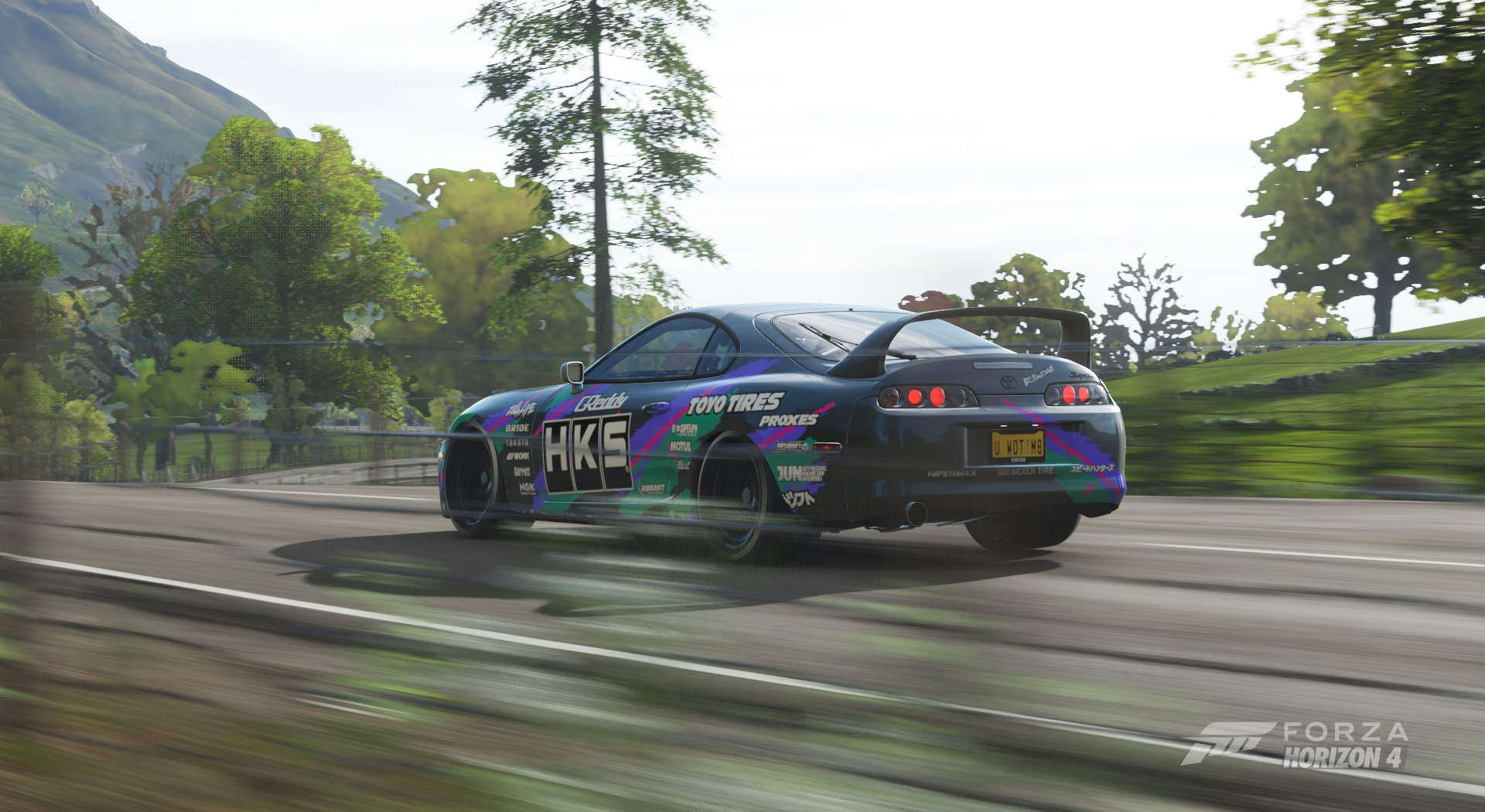 Toyota Supra from Forza Horizon 4 HD Wallpaper