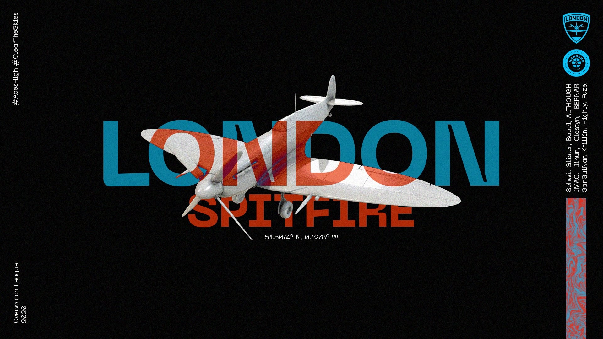 London Spitfire Overwatch League 2020 Aircraft HD Wallpaper