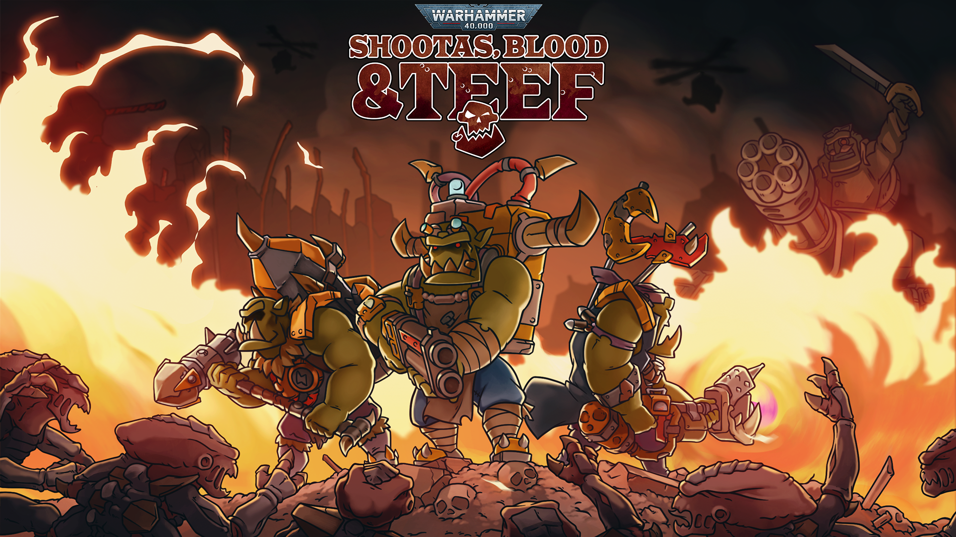 Warhammer 40,000: Shootas, Blood & Teef HD Wallpaper