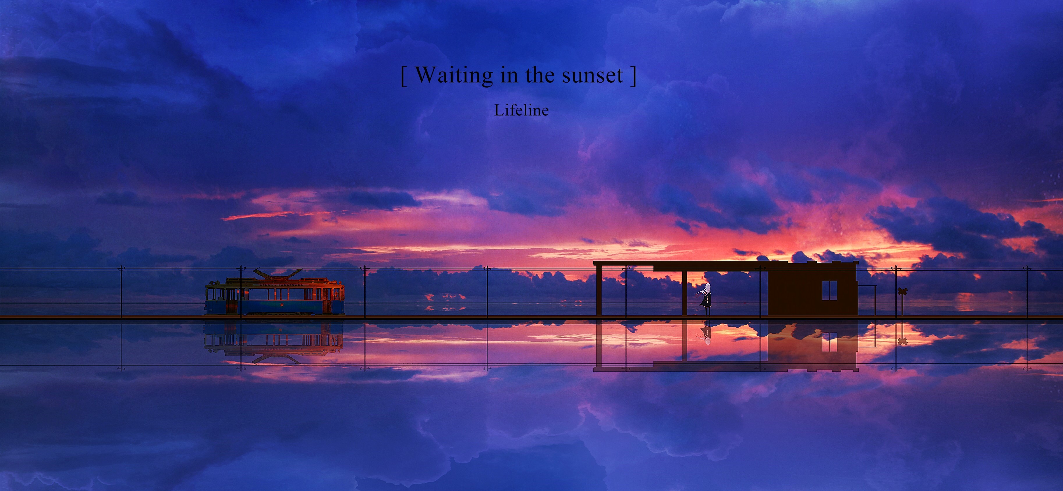 Lifeline waiting in the sunset HD Wallpaper