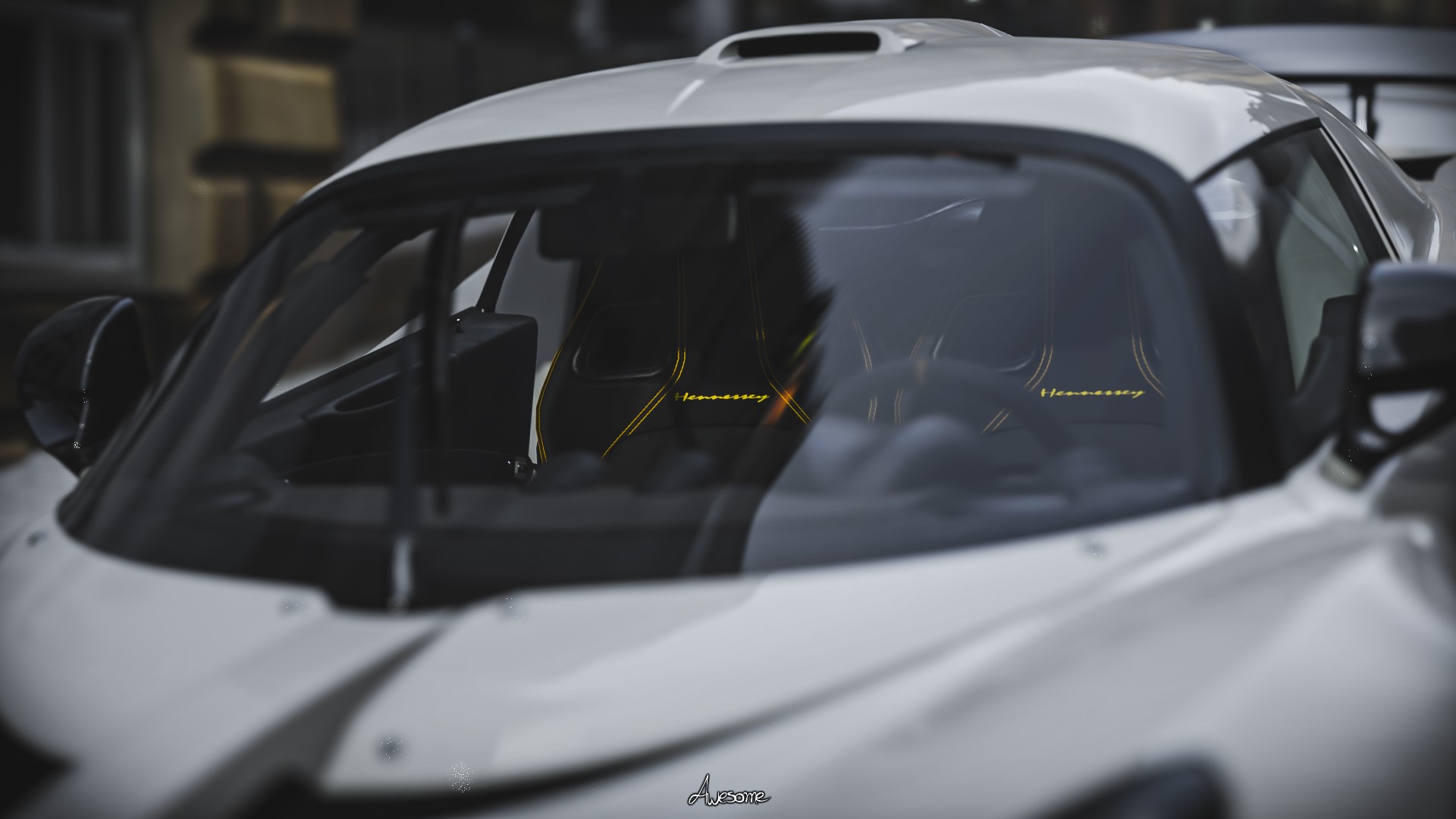 Hennessey Venom GT interior from Forza Horizon 4 HD Wallpaper